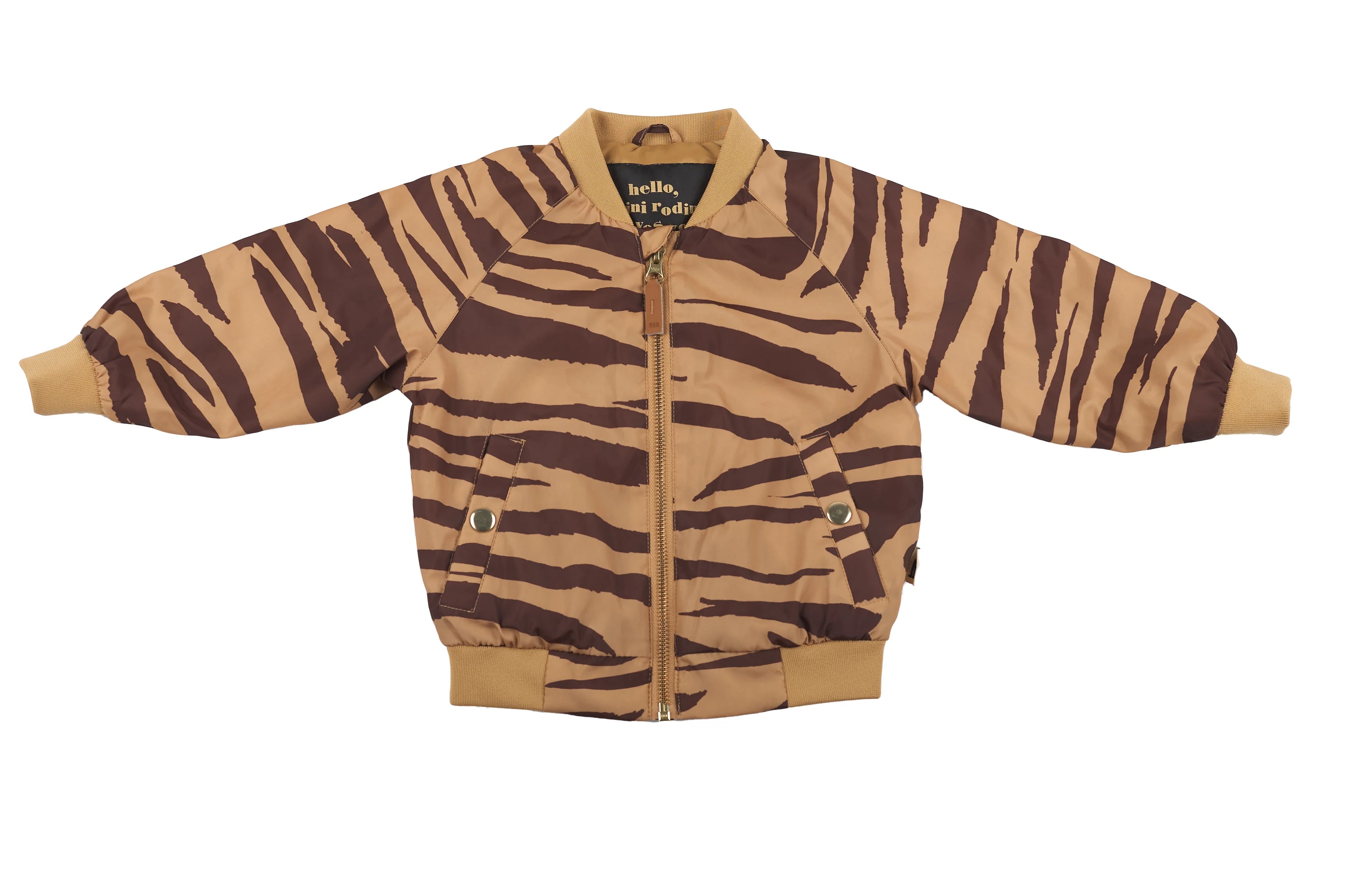 Mini Rodini Tiger Stripe Bomber Jacket