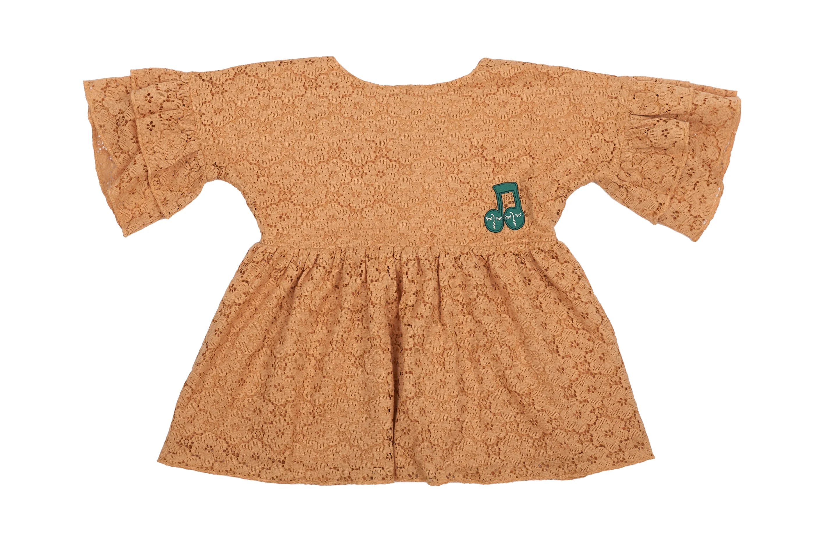 Mini Rodini Orange Lace Dress