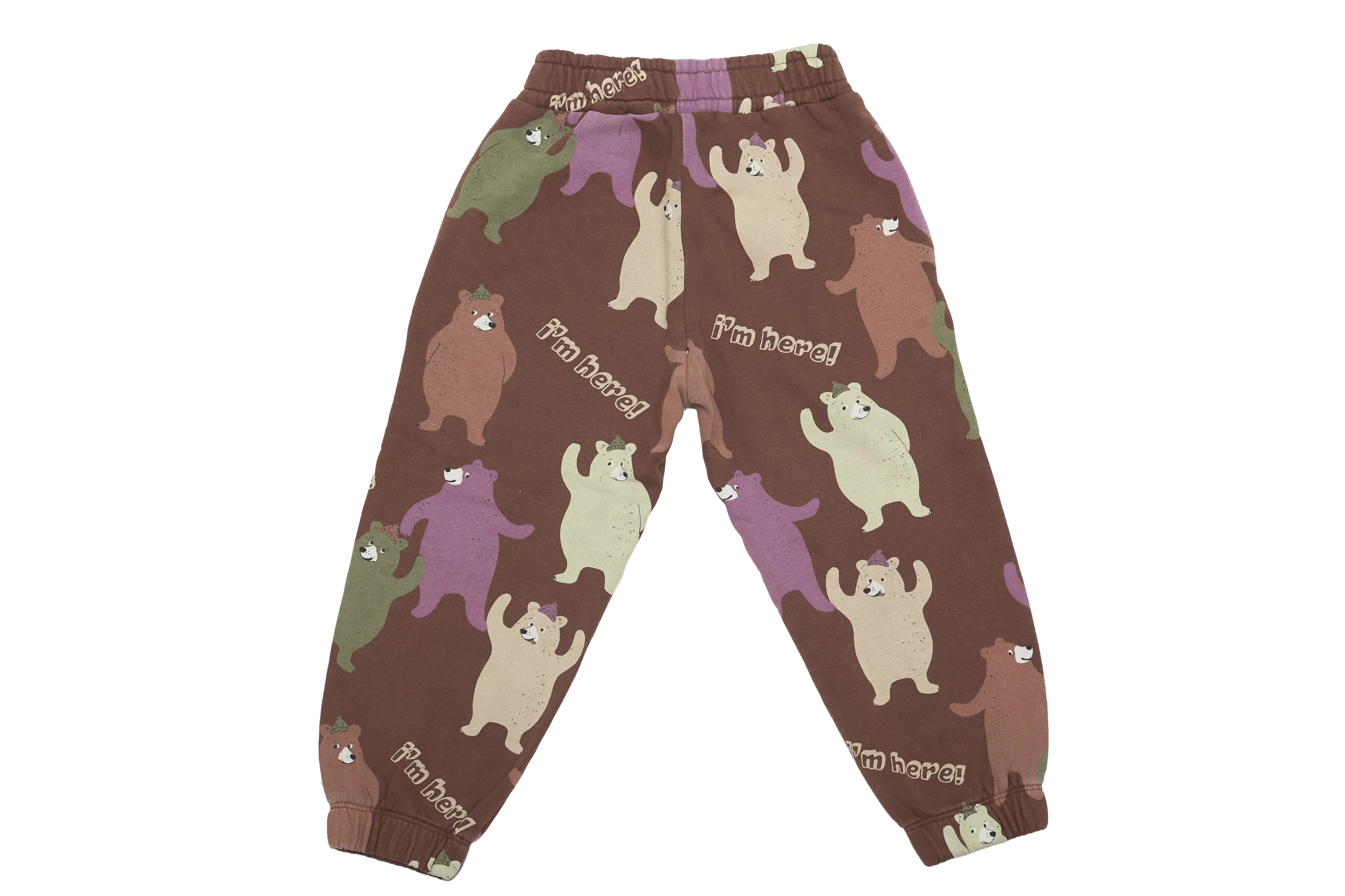 Lindex Bear Print Joggers