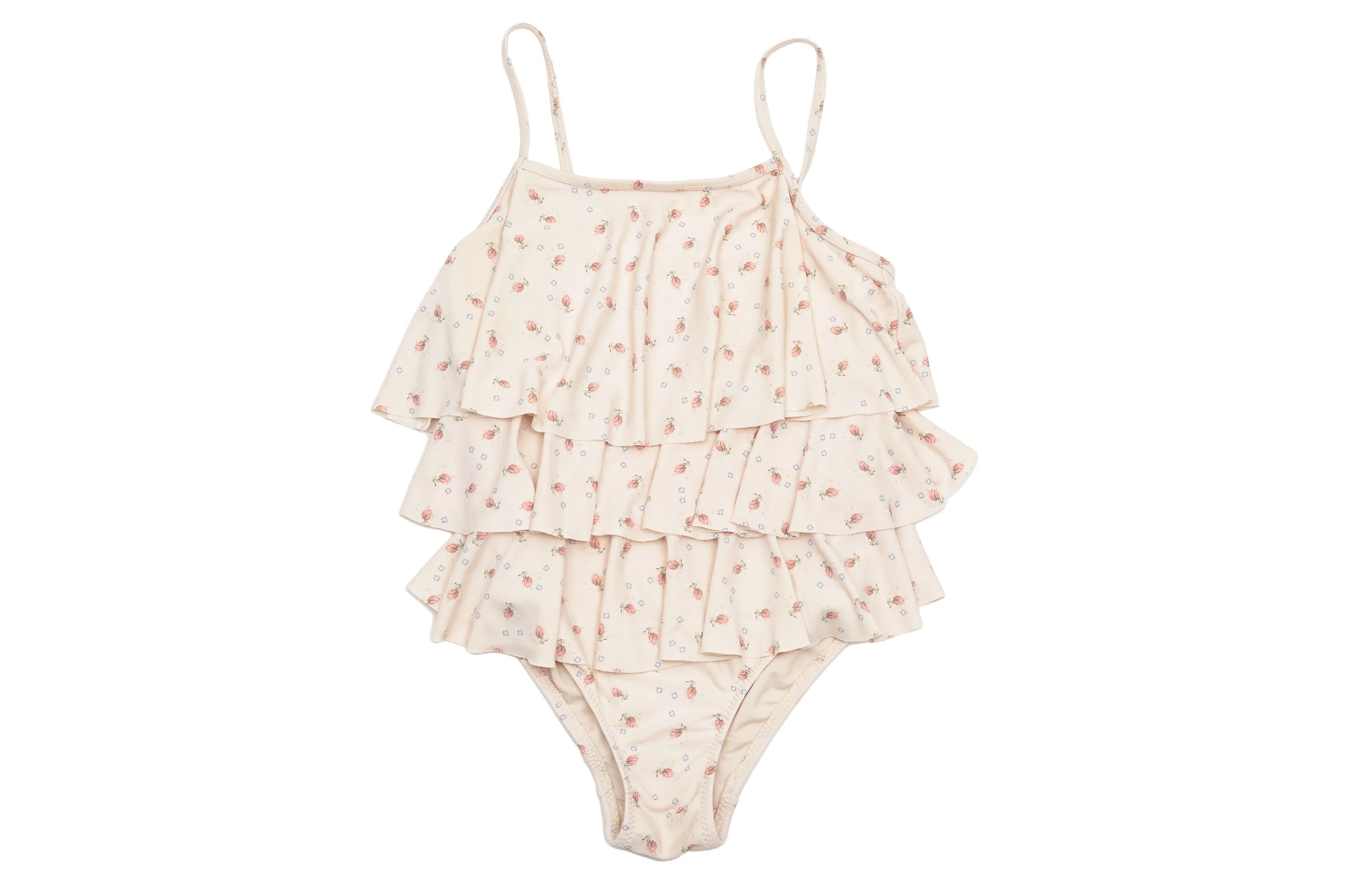 Konges Sløjd Floral Ruffle One-Piece Swimsuit