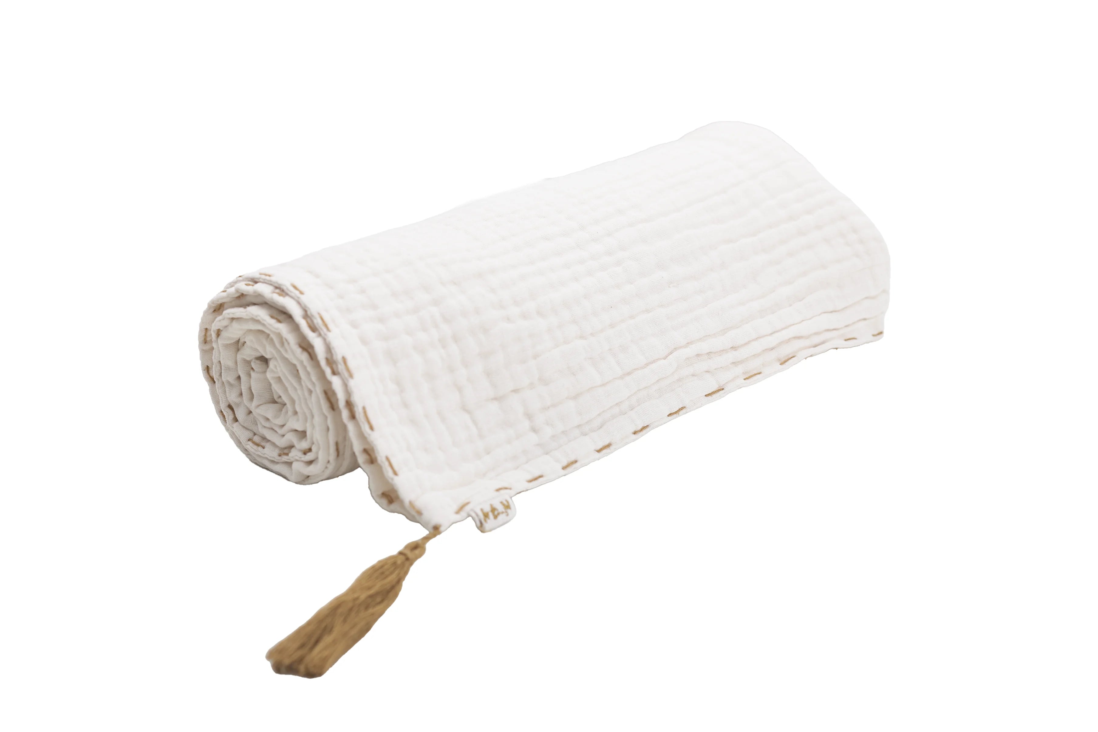 Numero 74 Cozy Beige Muslin Swaddle