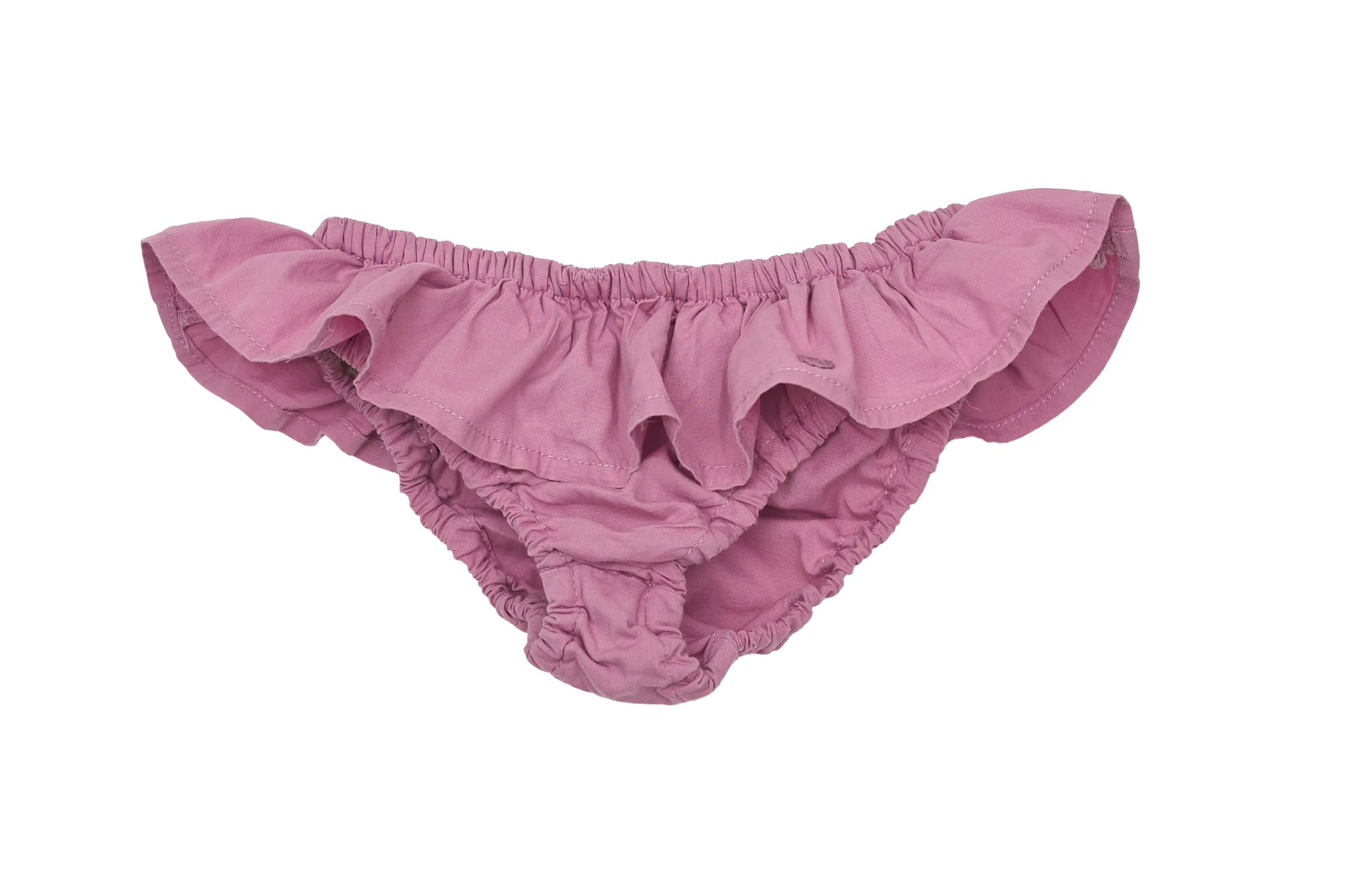 Maloup Dusty Rose Ruffle Bikini Bottom
