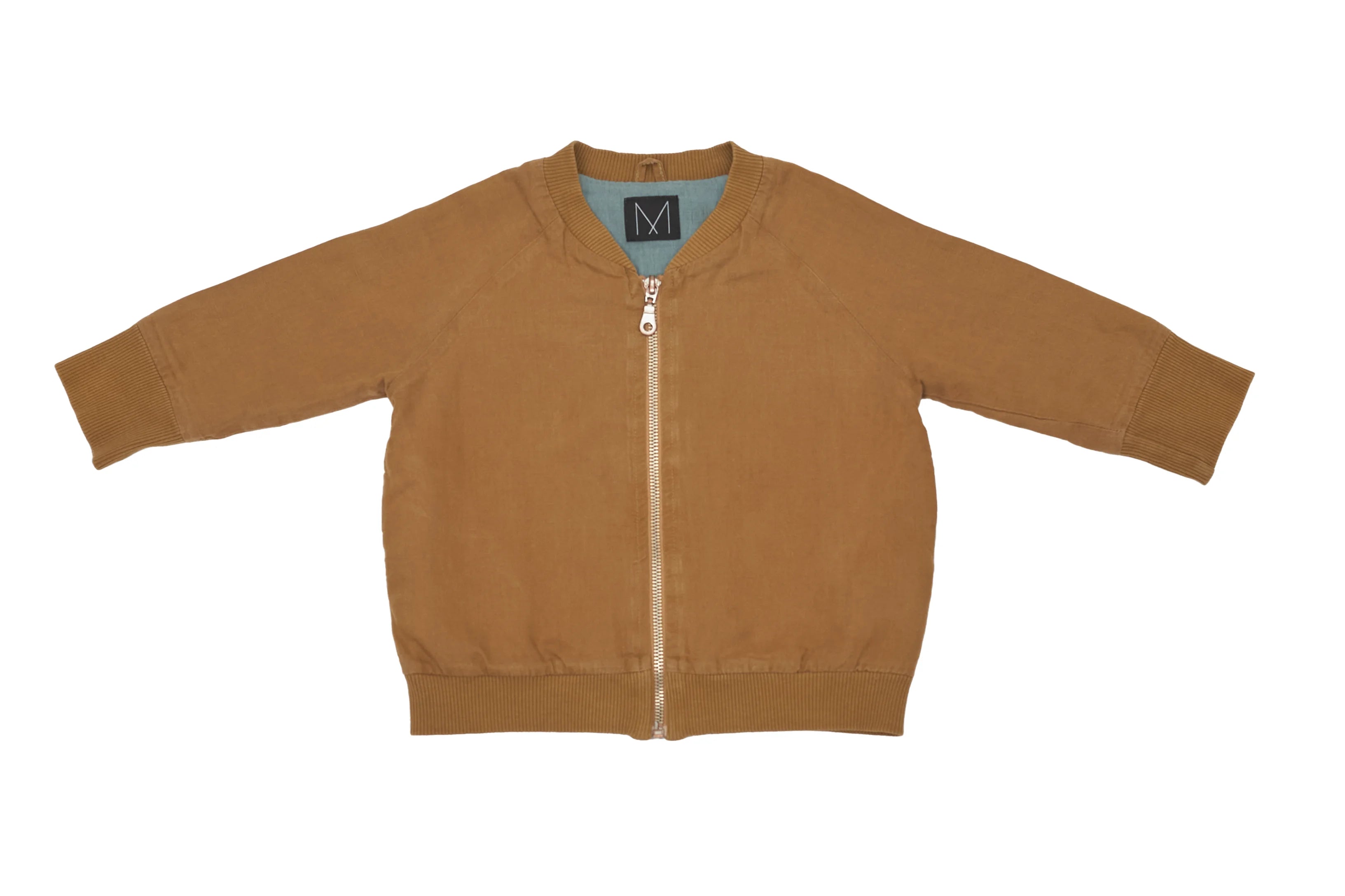 Monkind The "Mini Maverick" Linen Bomber Jacket