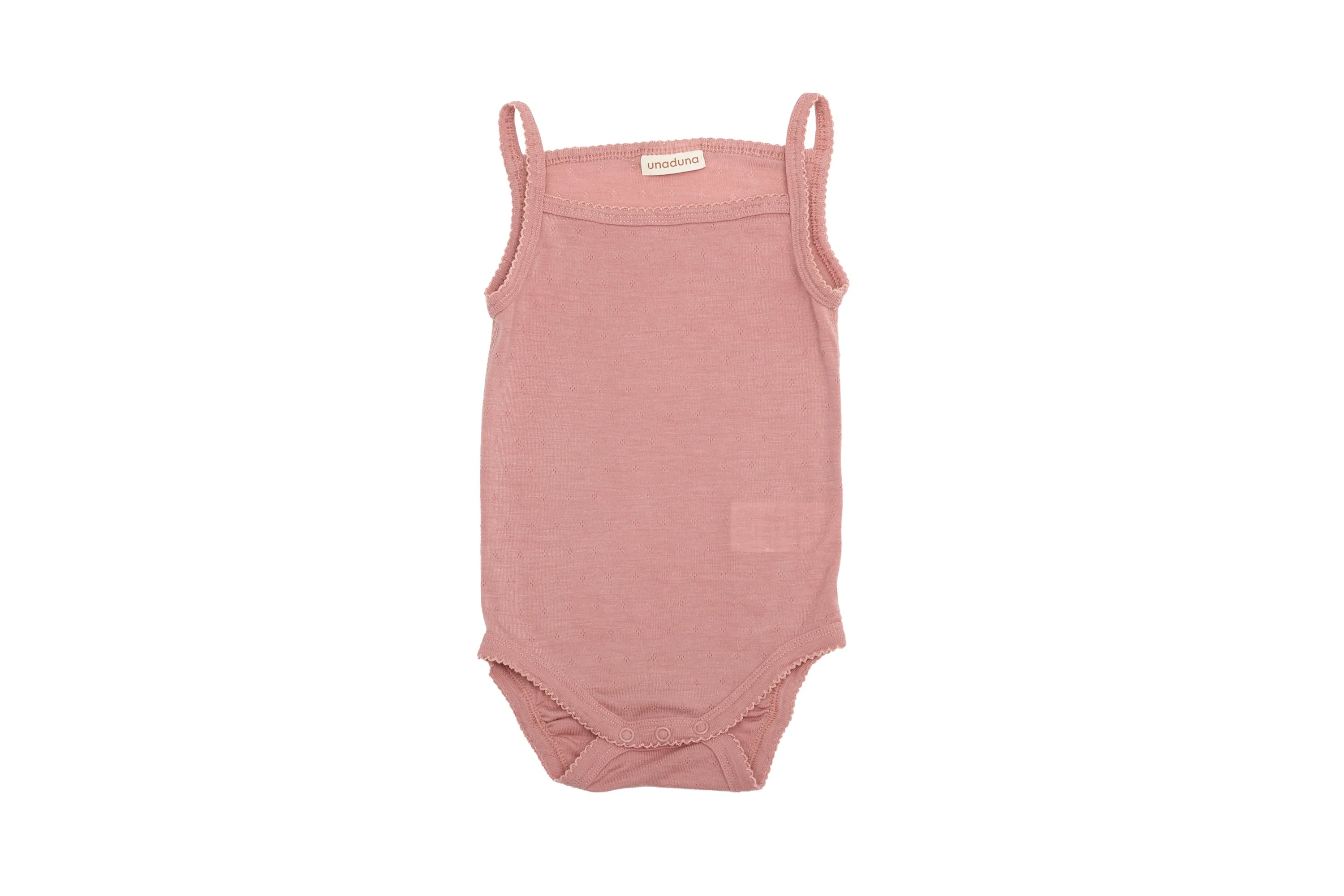 Unaduna Dusty Rose Merino and Silk Bodysuit