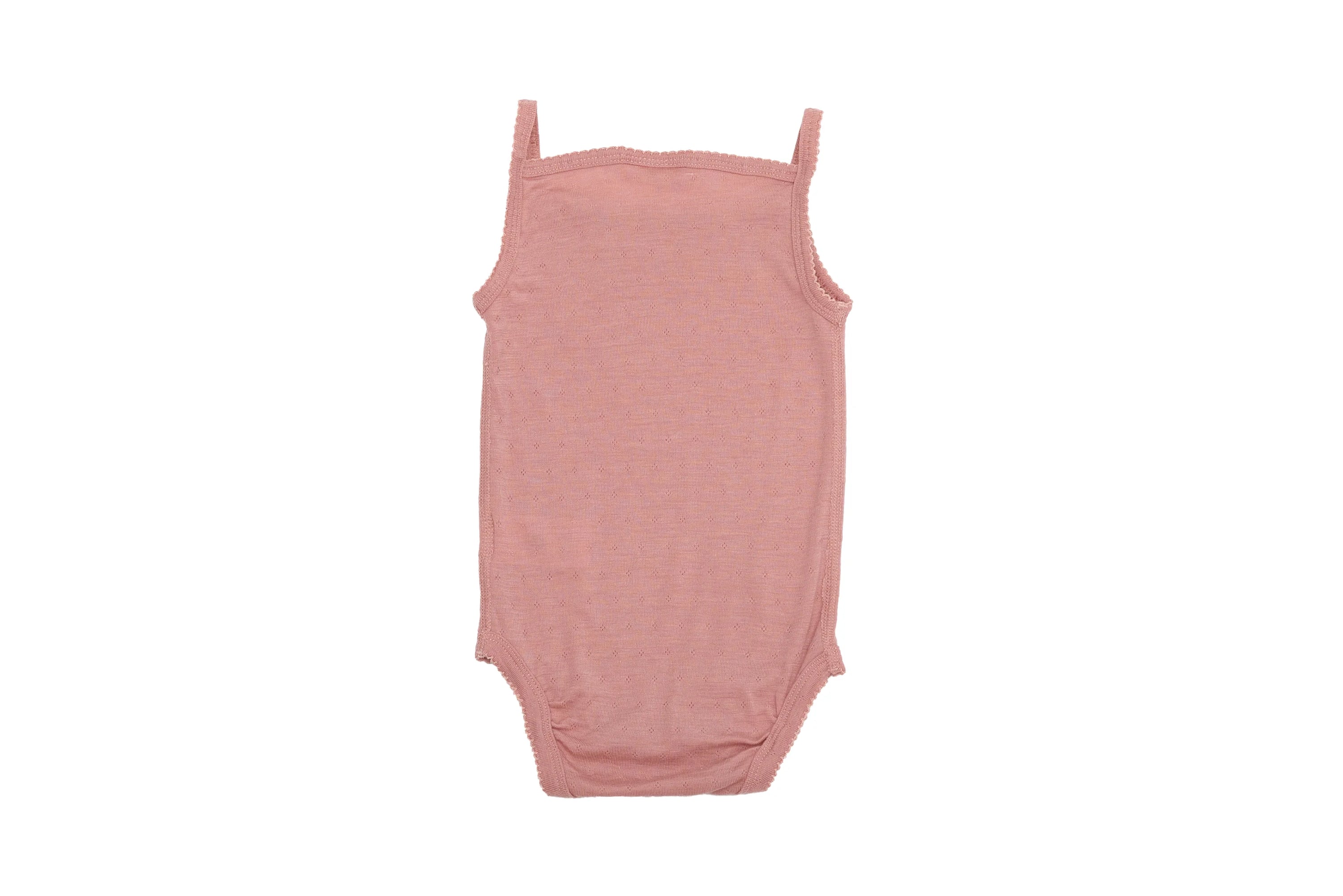 Unaduna Dusty Rose Merino and Silk Bodysuit