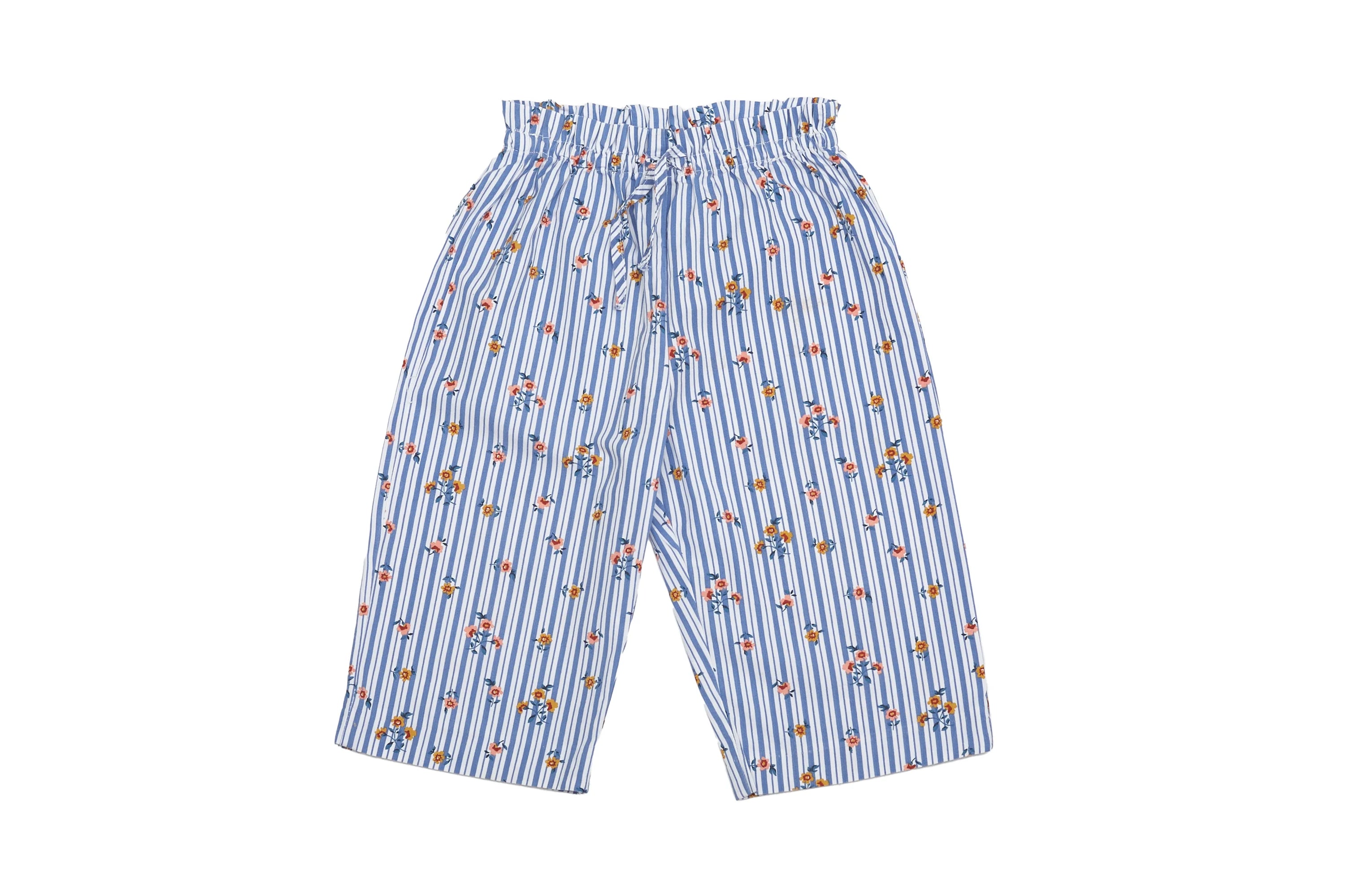 Zara Breezy Blue Bloom Culottes