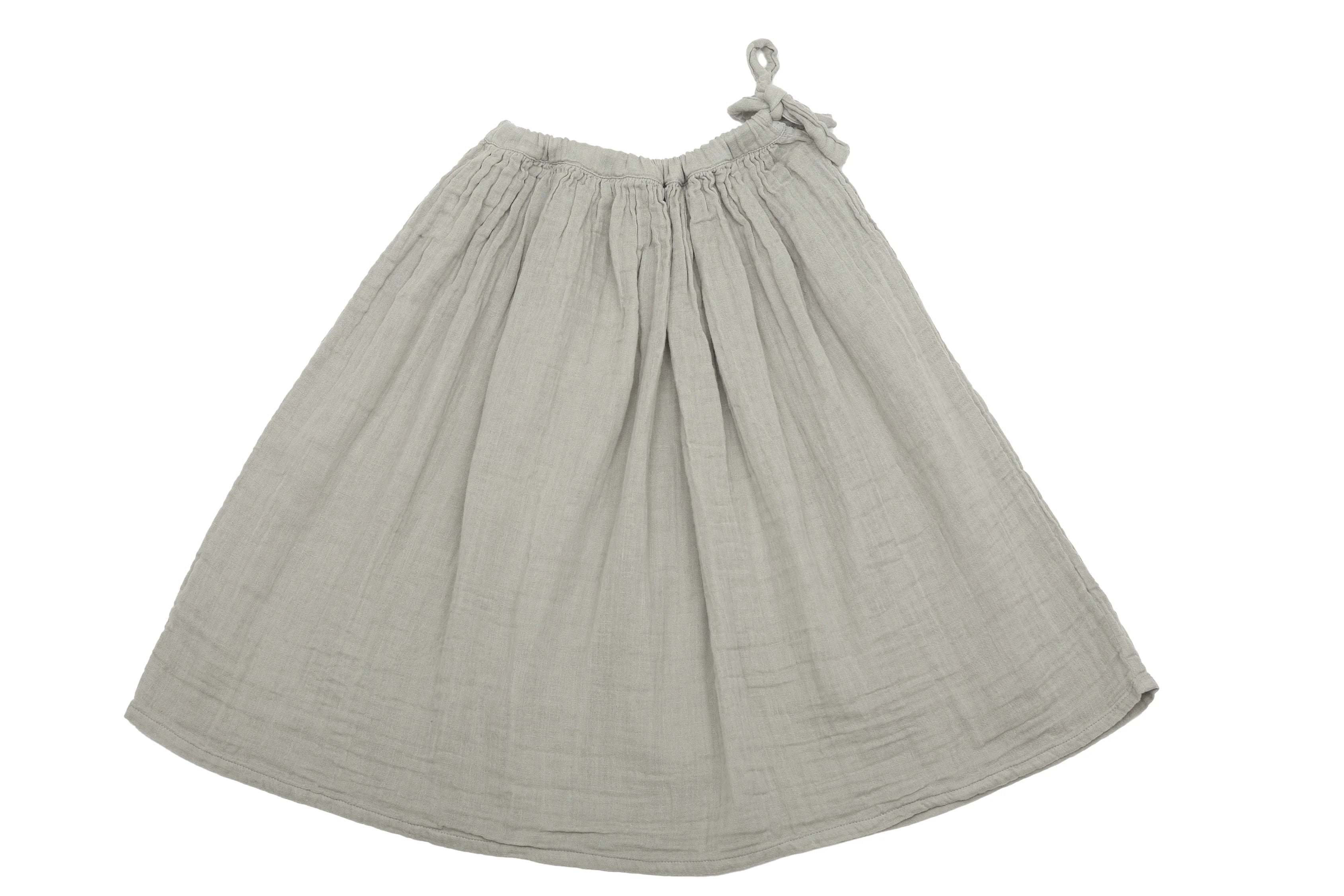 Numero 74 Silver Grey Organic Cotton Maxi Skirt, NEW with tag