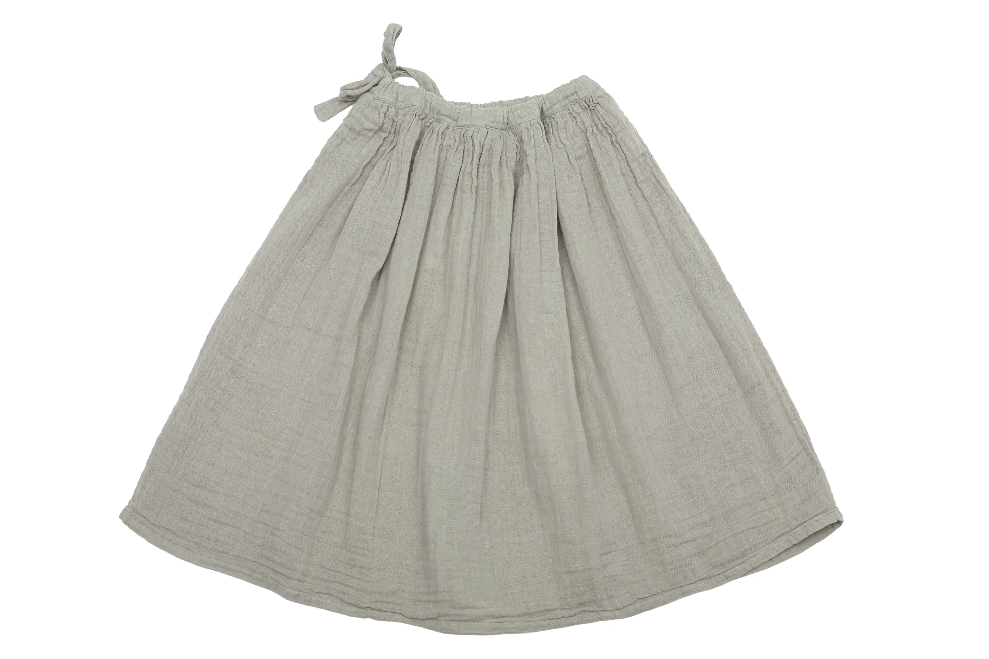 Numero 74 Silver Grey Organic Cotton Maxi Skirt, NEW with tag
