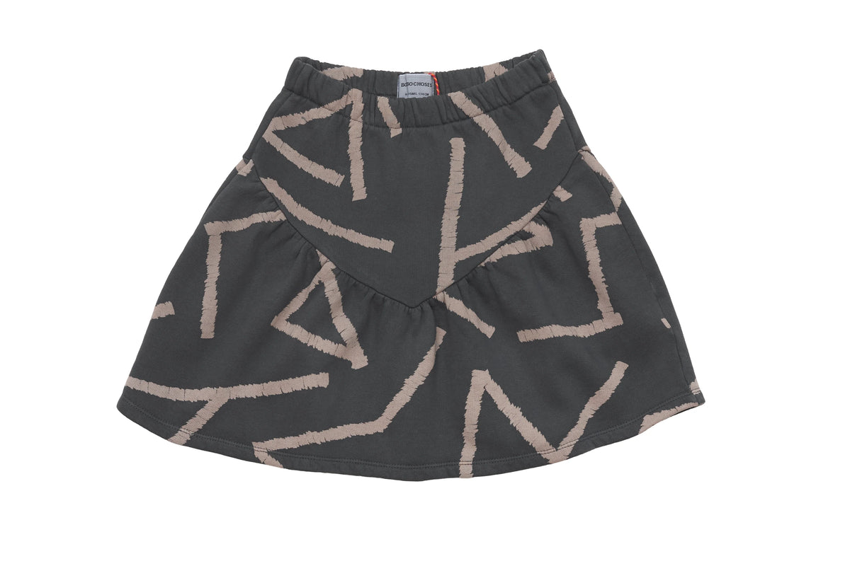 Bobo Choses Organic Cotton Sandy Trails Skirt, NEW with tag