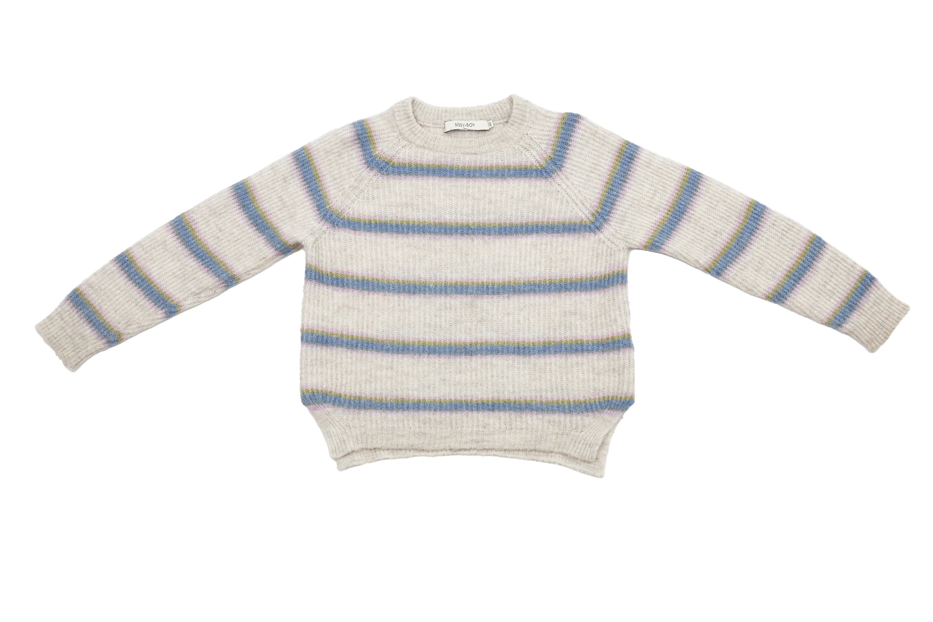 Sissy-Boy Dreamy Stripes Knit Wool and mohair Sweater