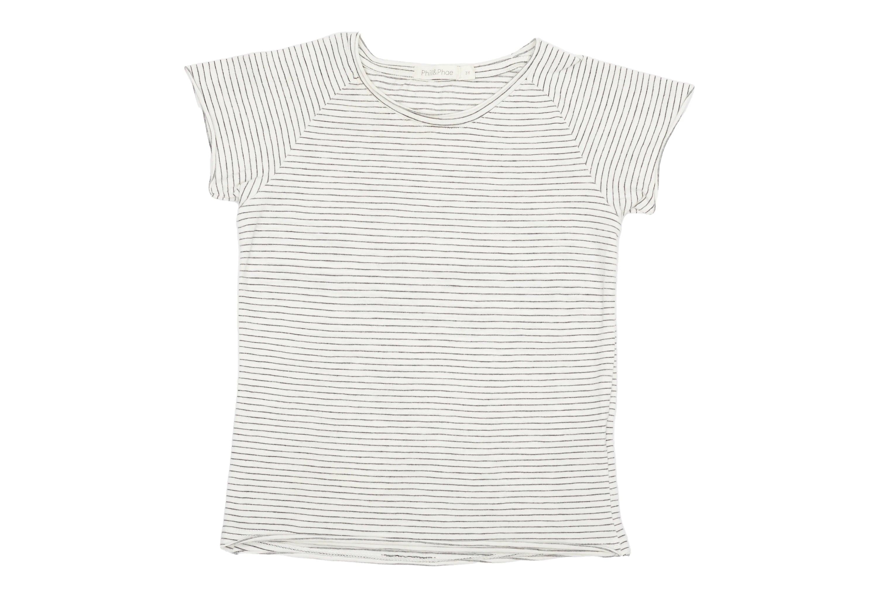Phil & Phae Boxy Striped Organic Cotton Tee