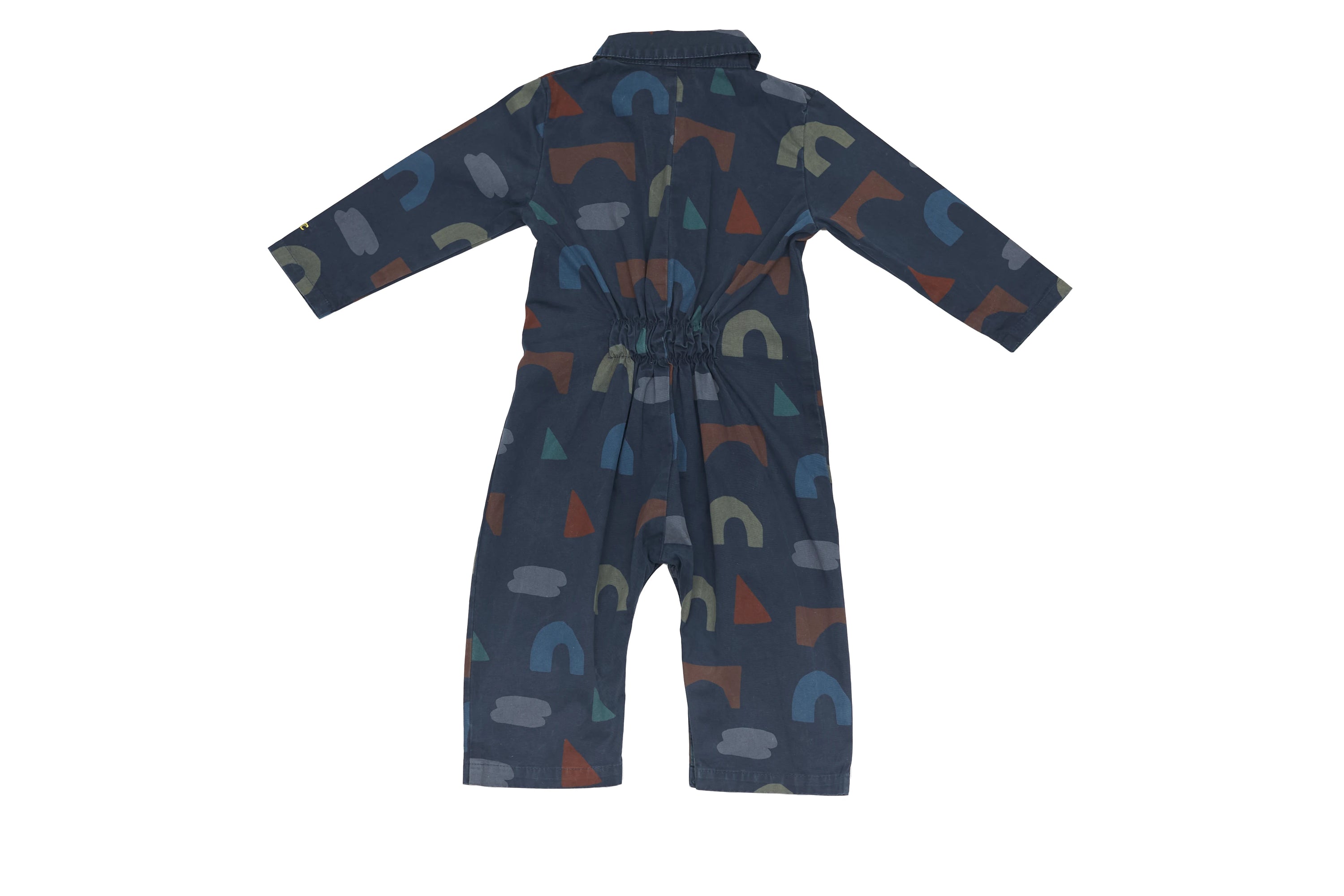 Bobo Choses Zip-Up Abstract Jumpsuit