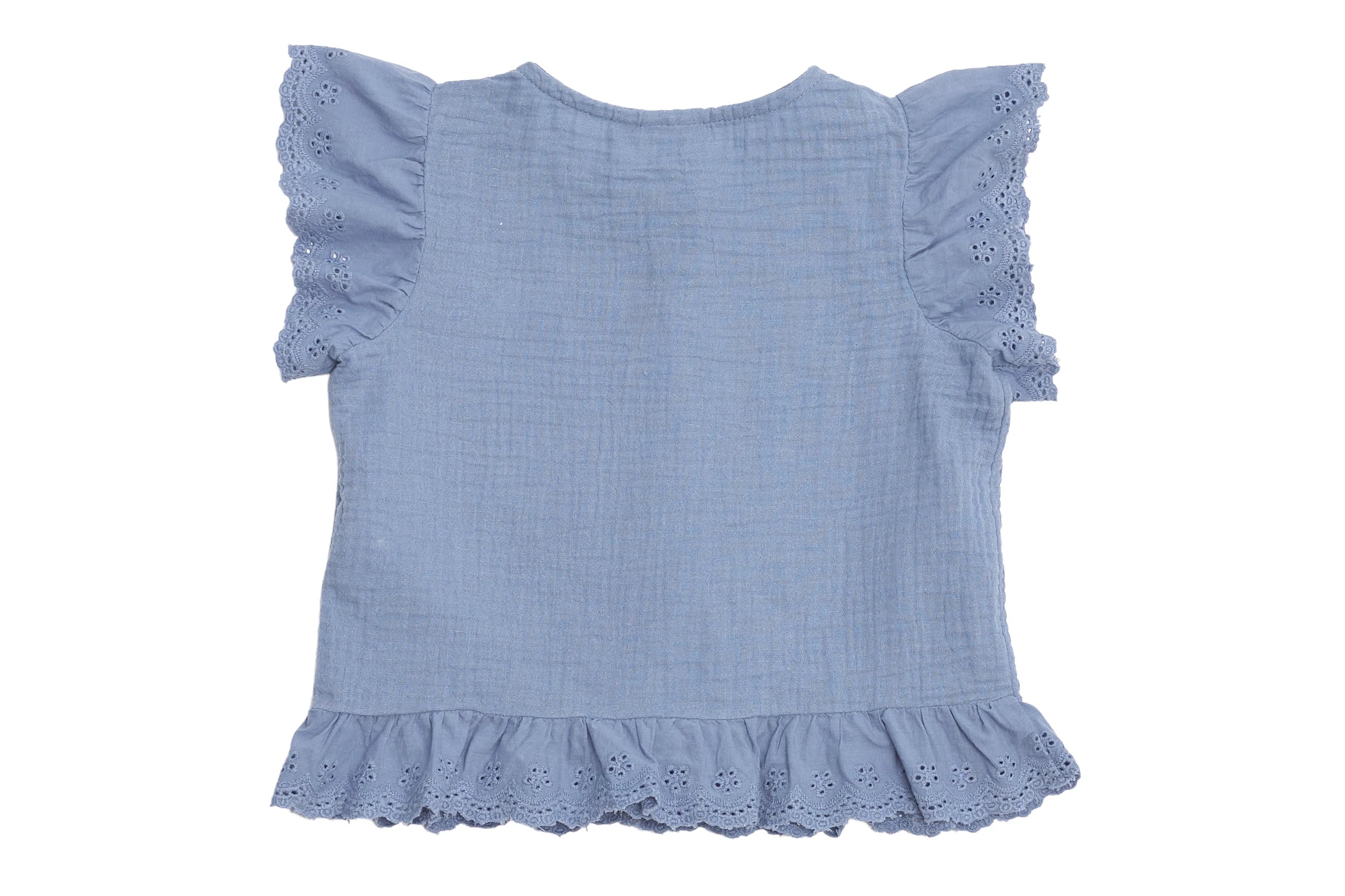 Name It Lavender Lace Dream Muslin Top