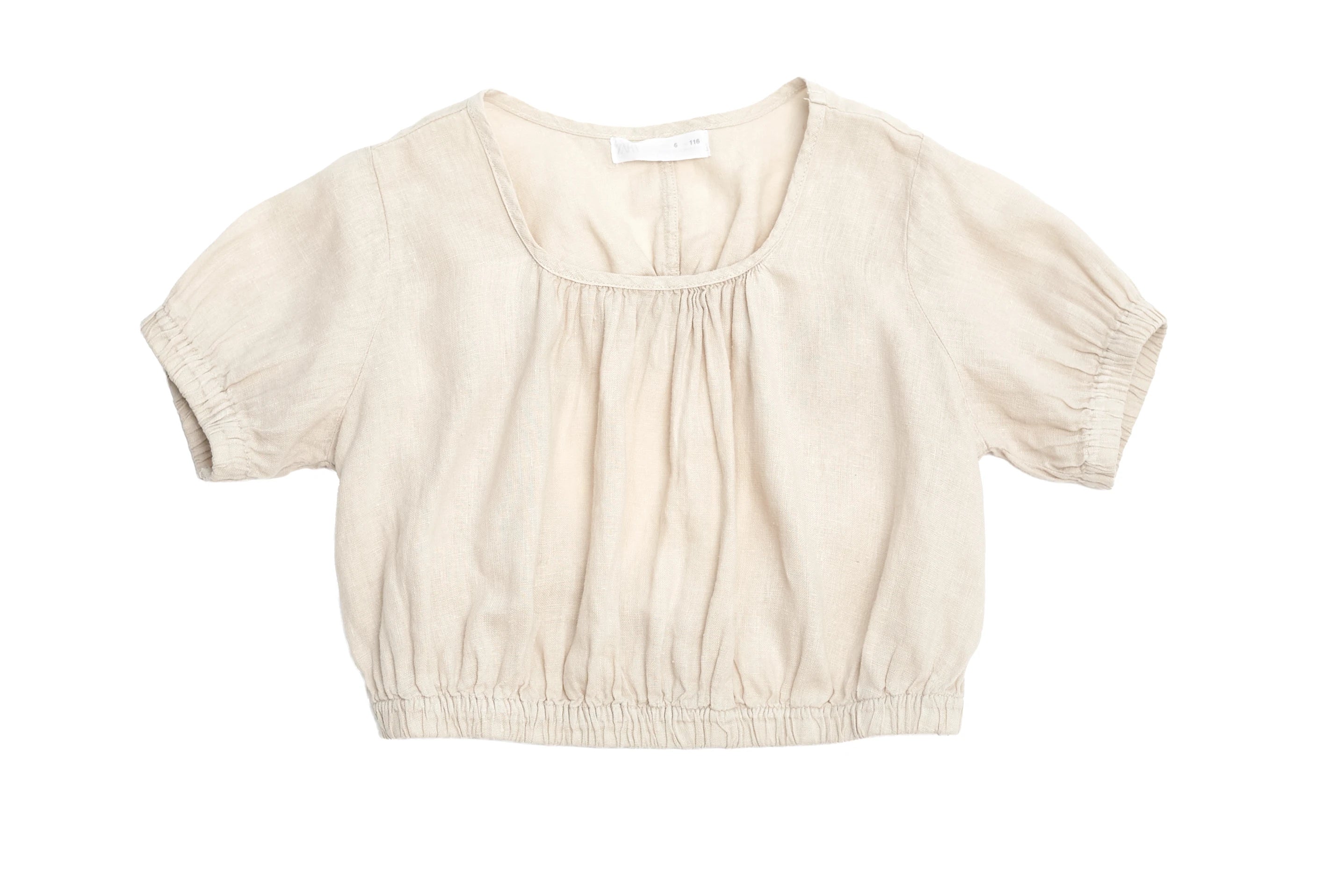 Zara Breezy Linen Top