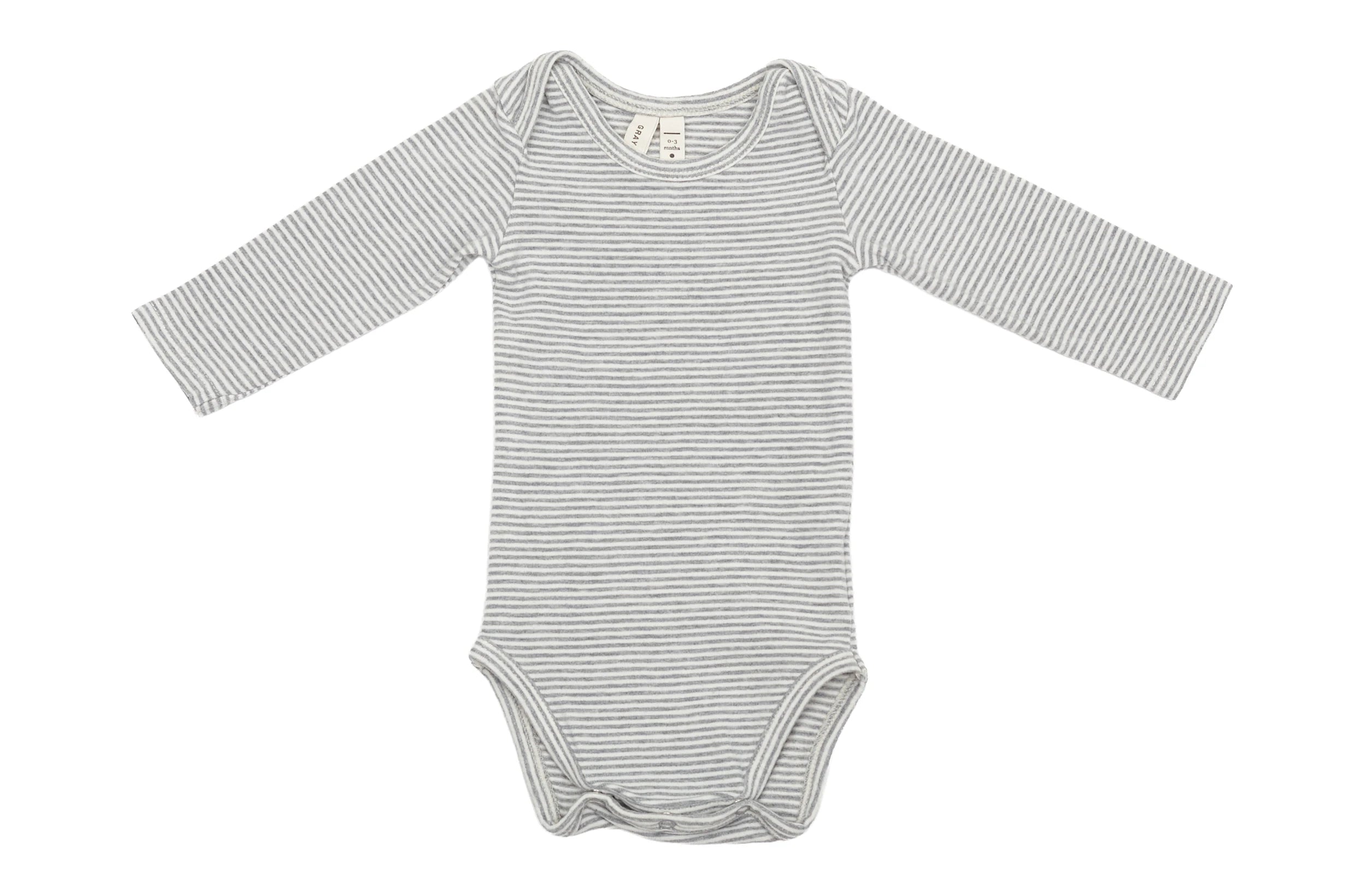 Gray Label Cozy Cloud Stripes Bodysuit