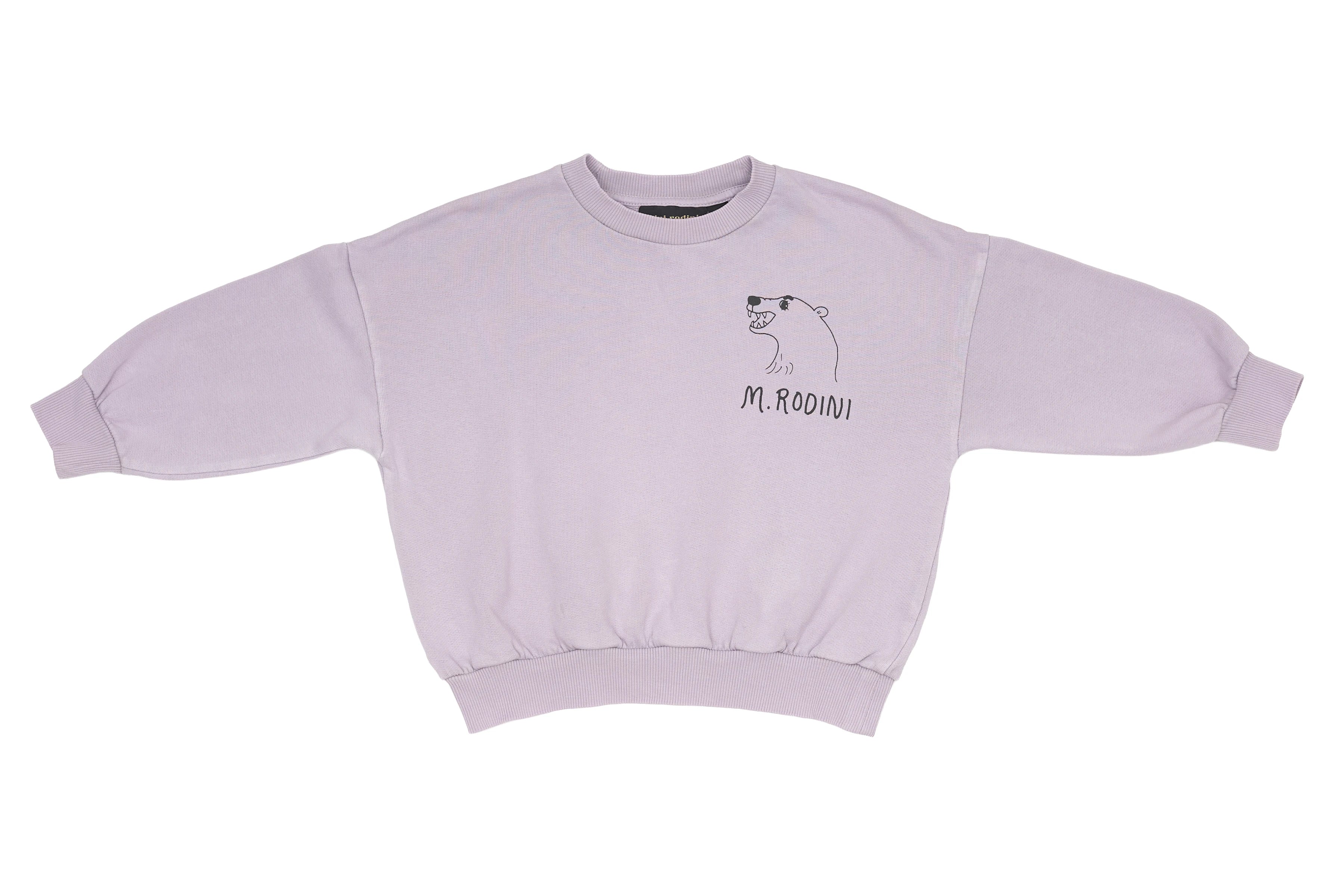 Mini Rodini Lilac Polar Bear Sweatshirt