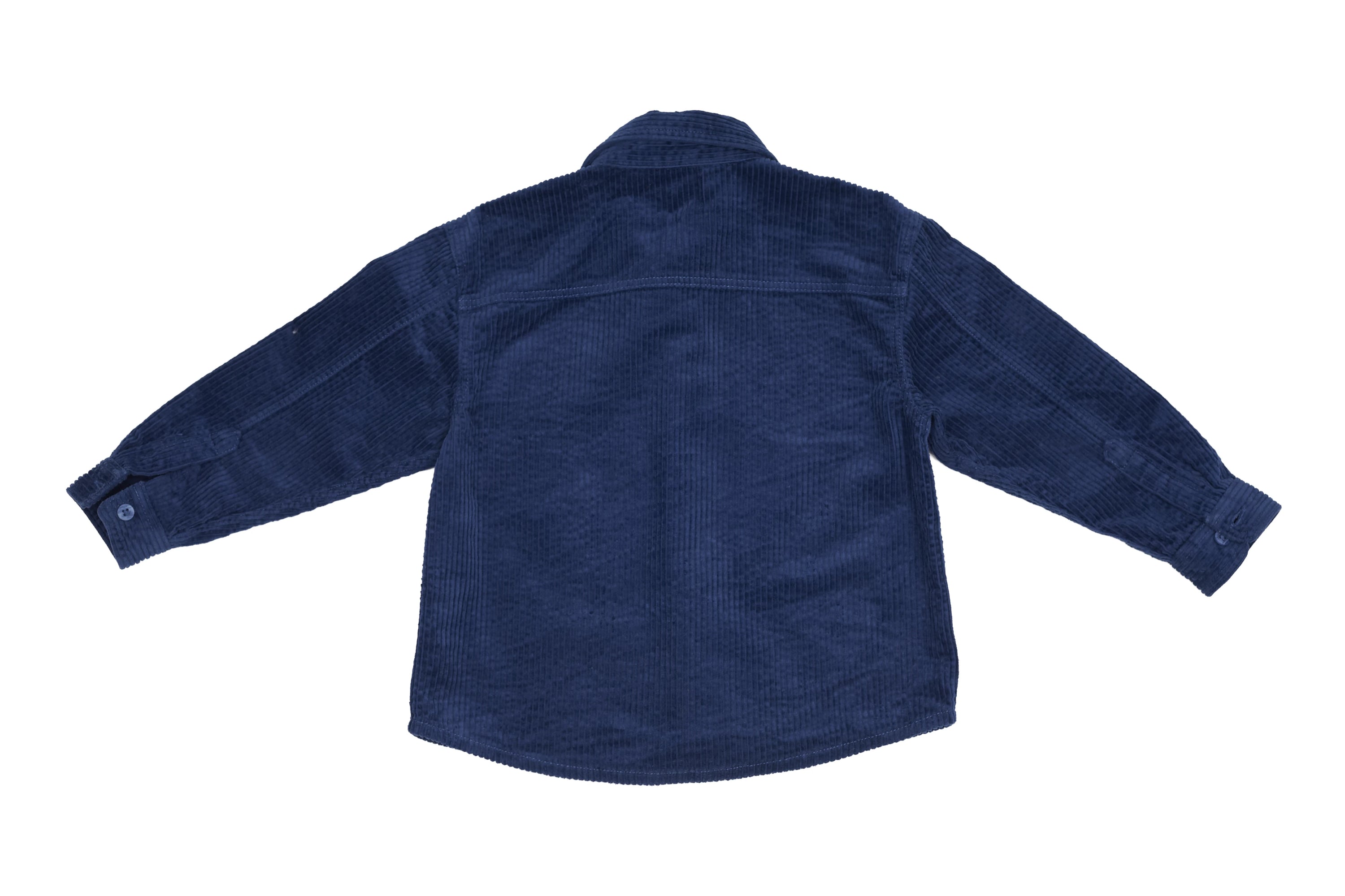 H&M Cozy Corduroy Set Pants and Overshirt in Midnight Blue