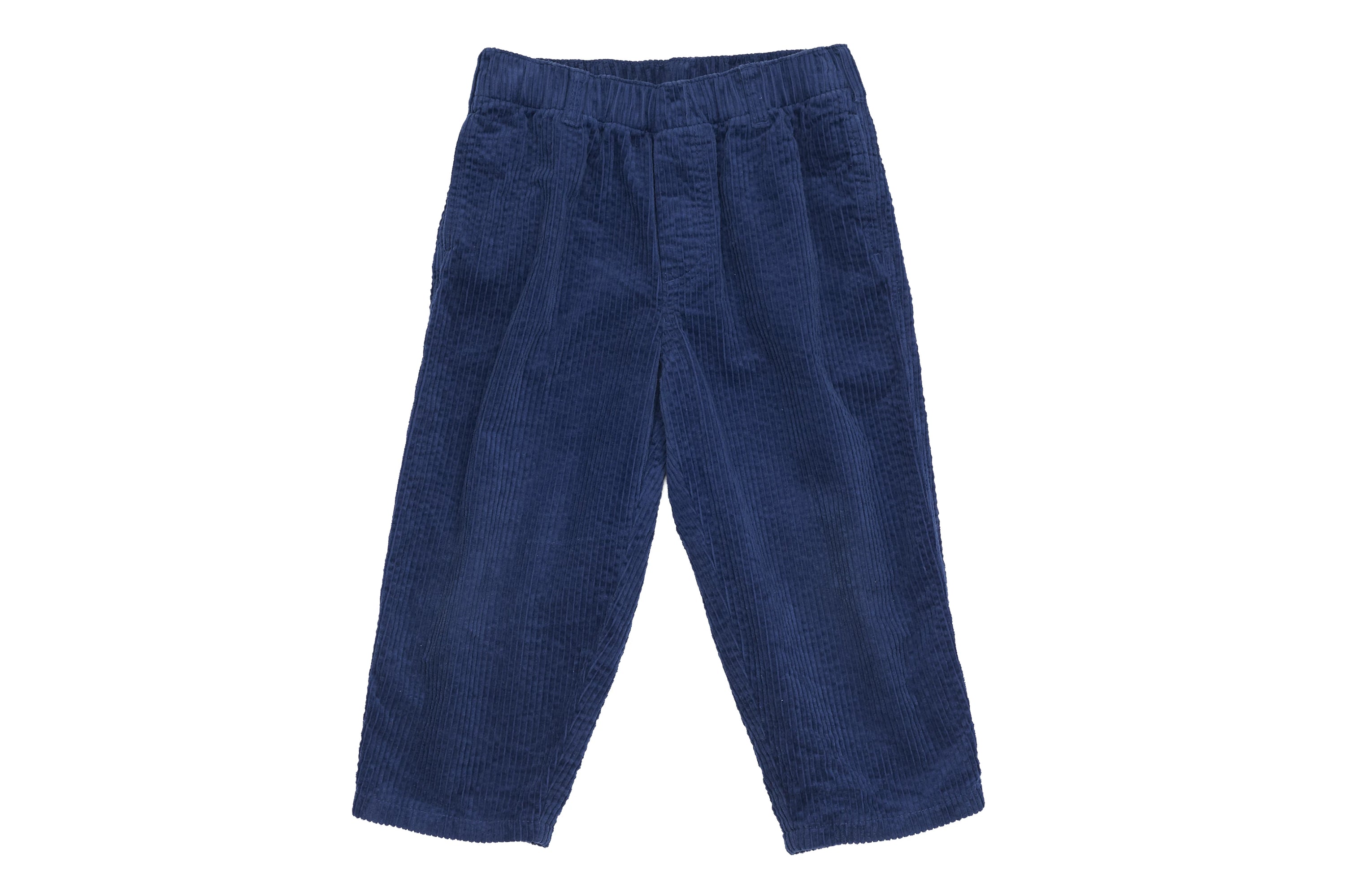 H&M Cozy Corduroy Set Pants and Overshirt in Midnight Blue
