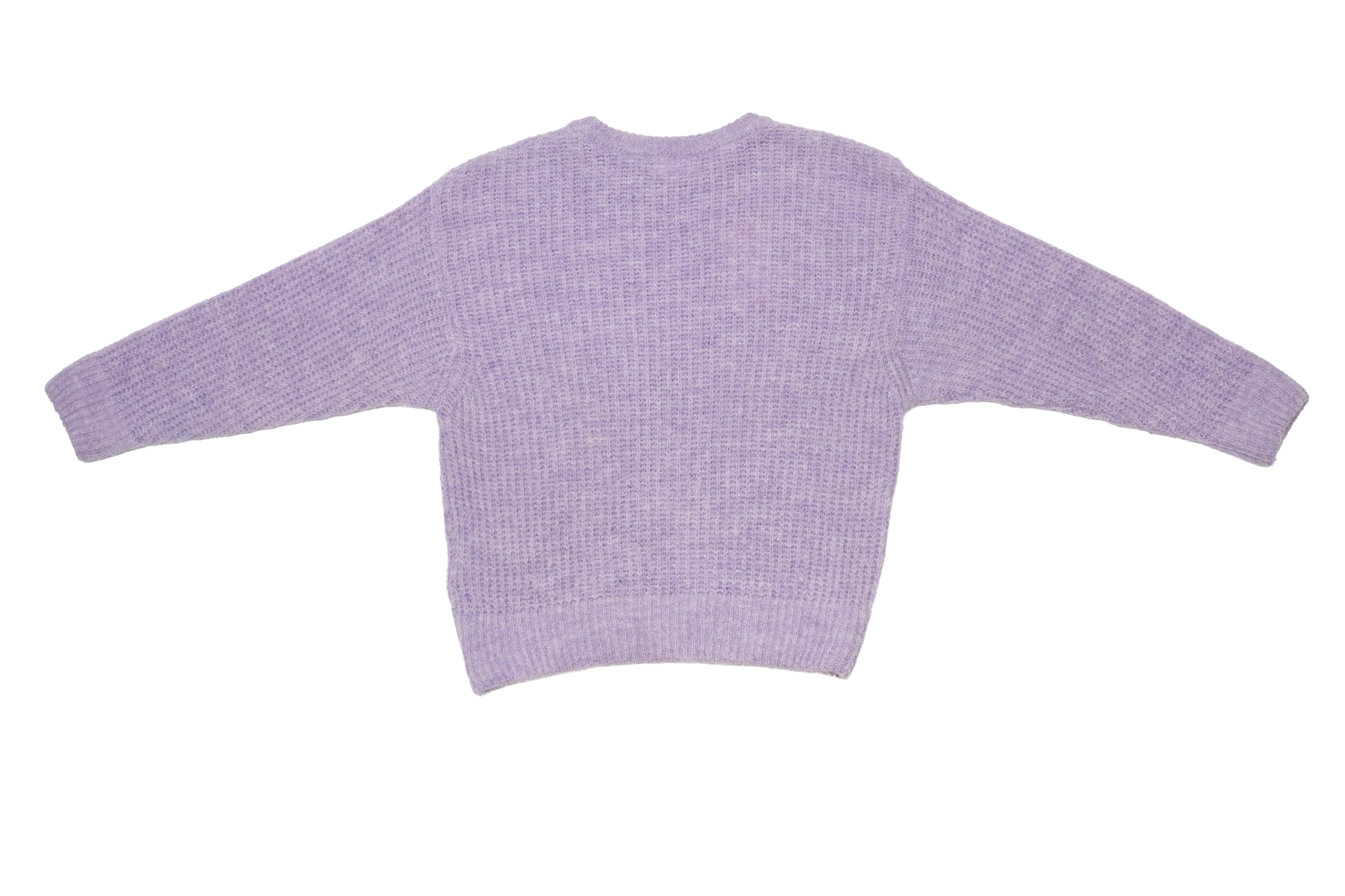 American Vintage Cozy Dreams Lavender Knit Sweater