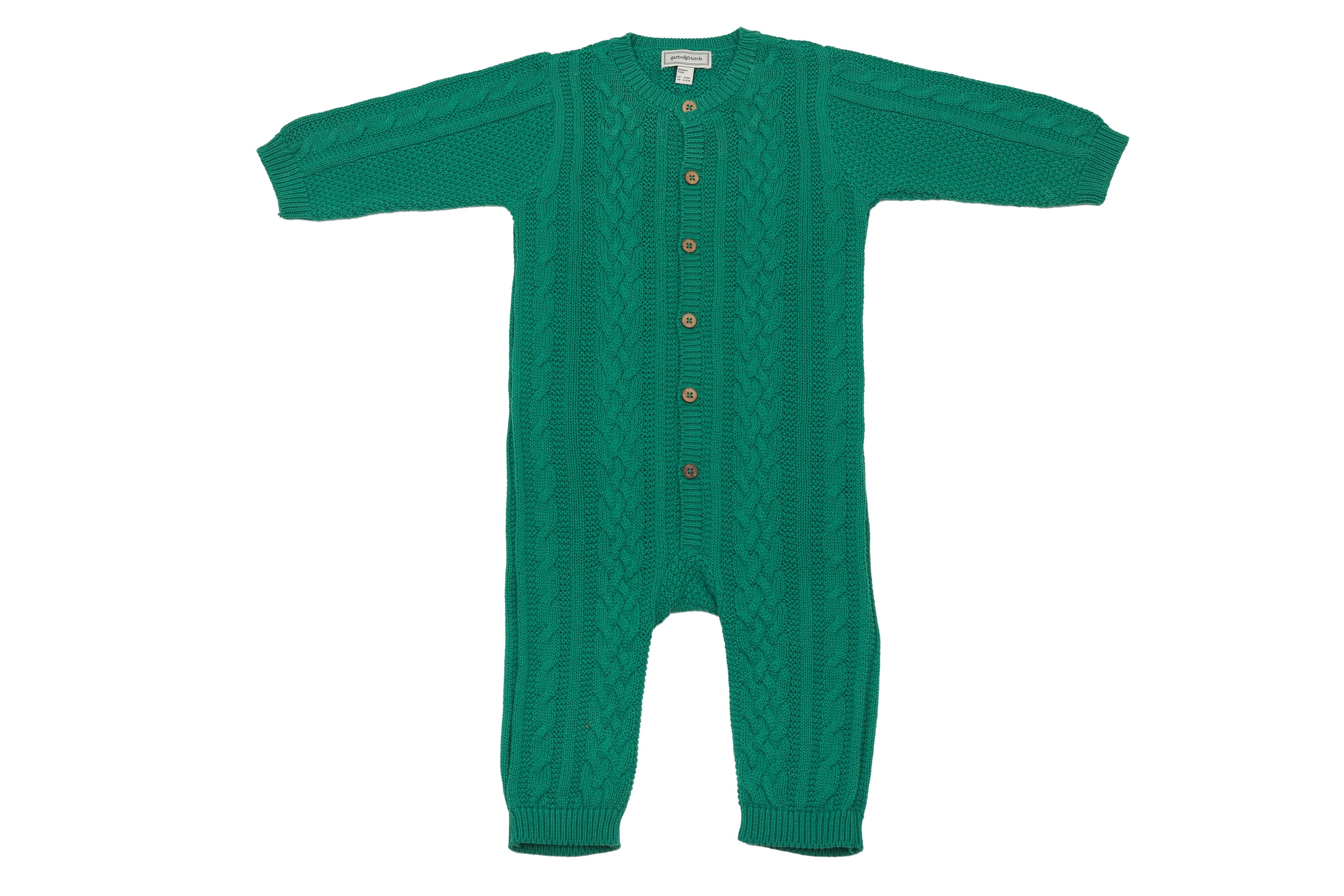 Garbo&Friends Emerald Cozy Cable Jumpsuit