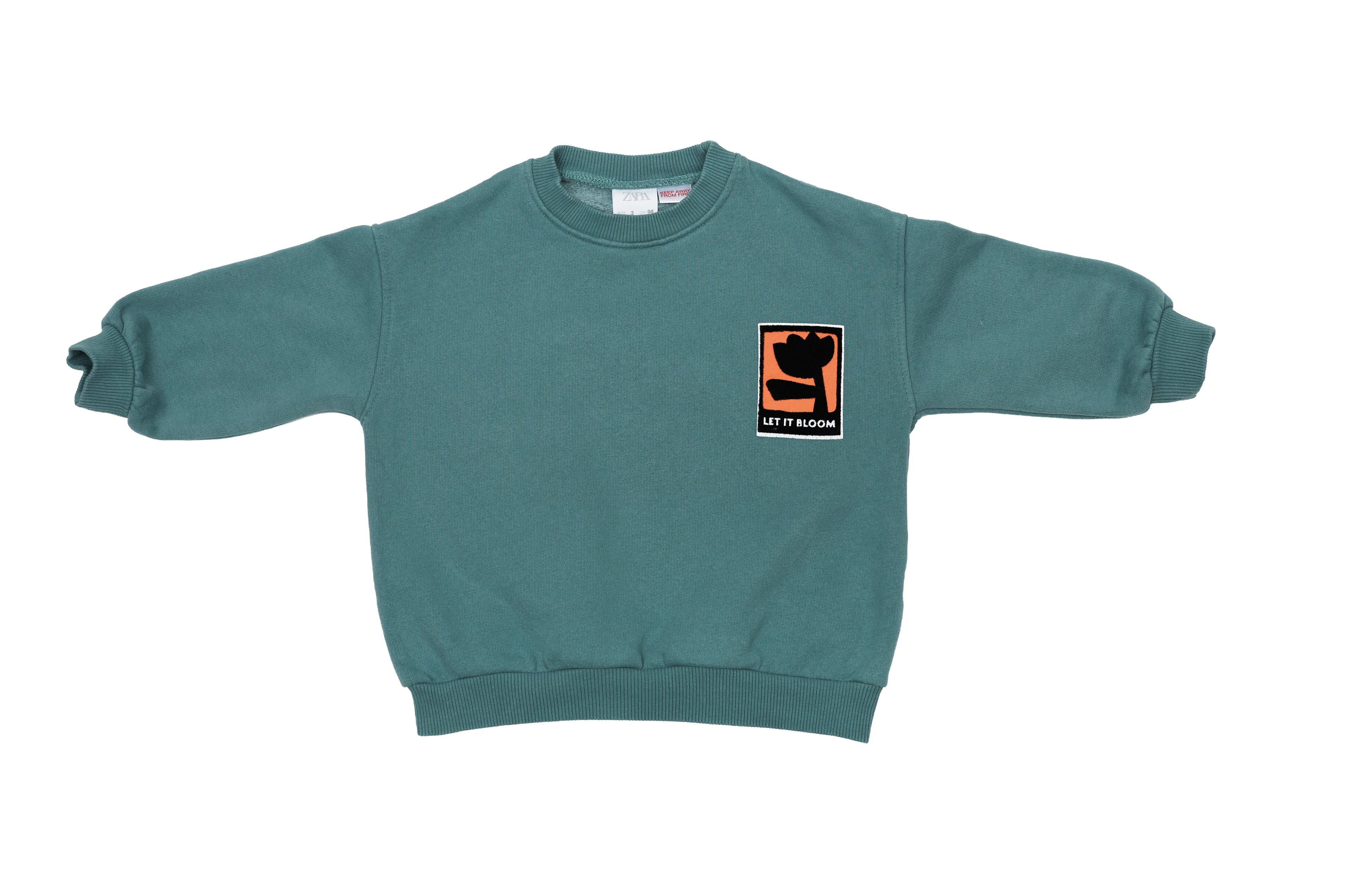 Zara Evergreen Blossom Sweatshirt