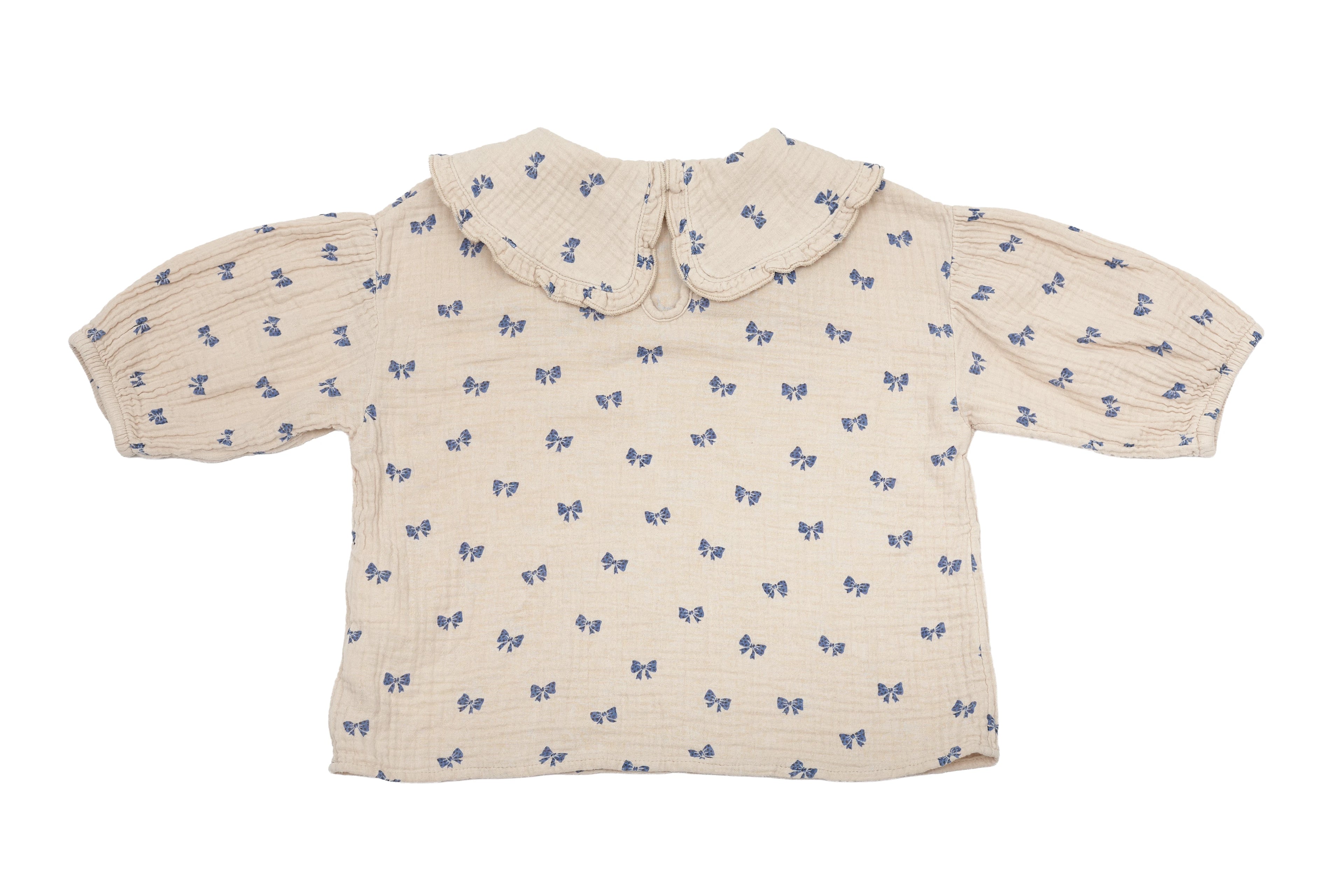 Arket Bow Blossom Puff Blouse