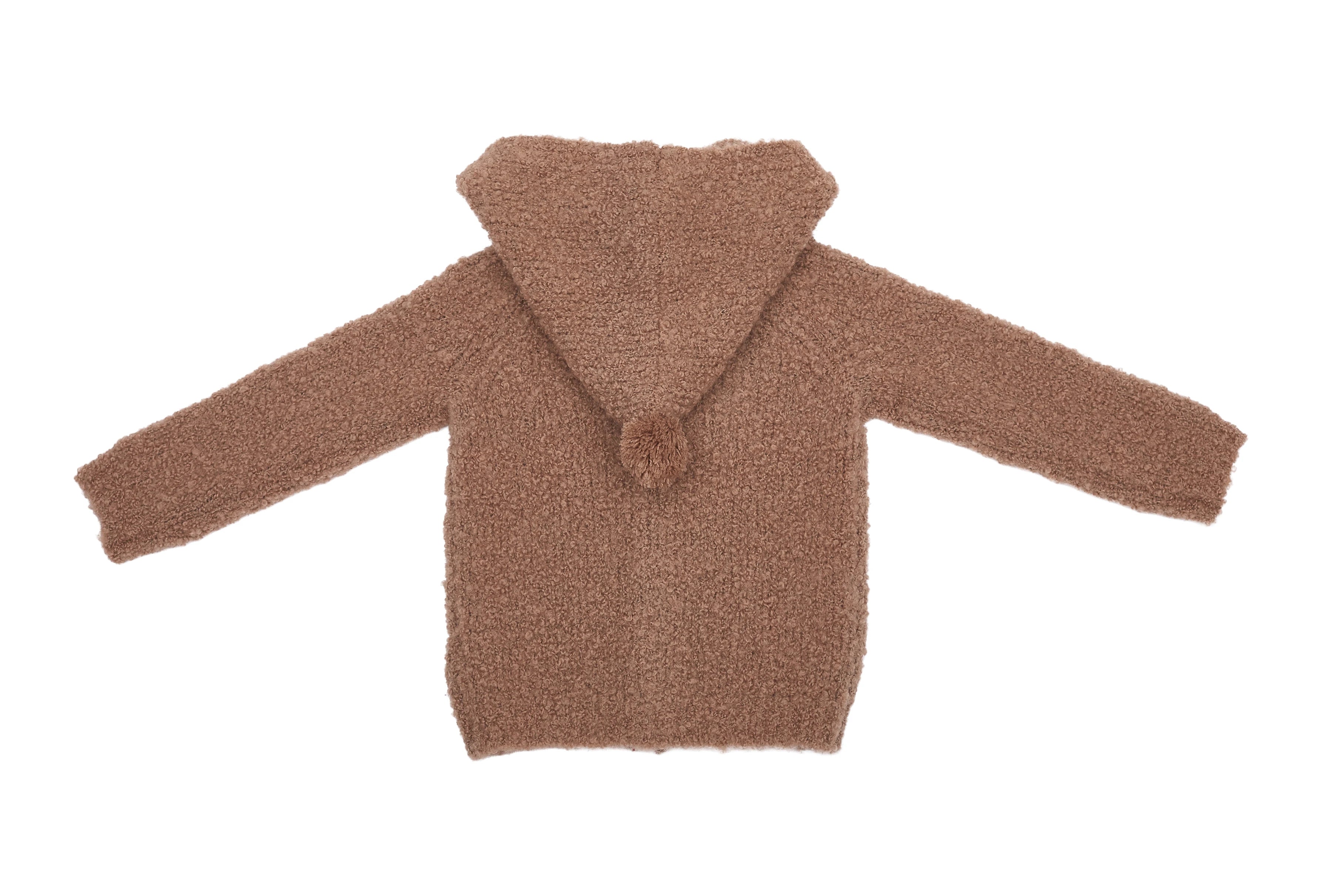 H&M Adorables Knits Cozy Acorn Hooded Cardigan