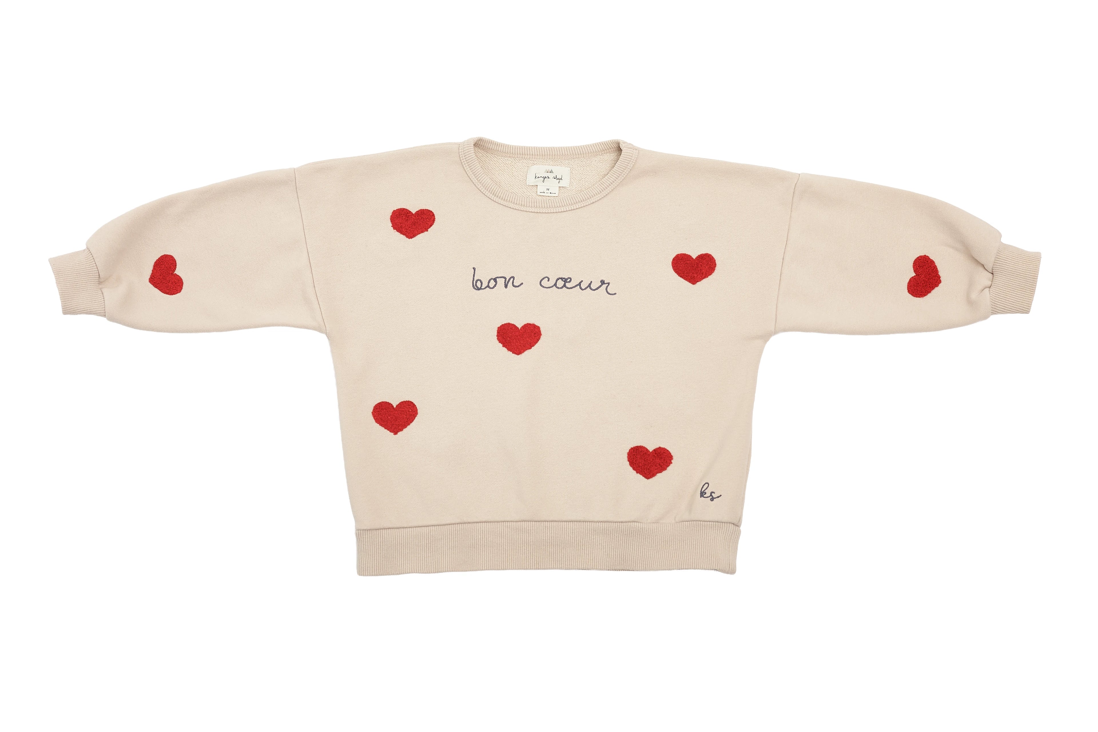 Konges Sløjd Tiny Hearts Cozy Sweatshirt