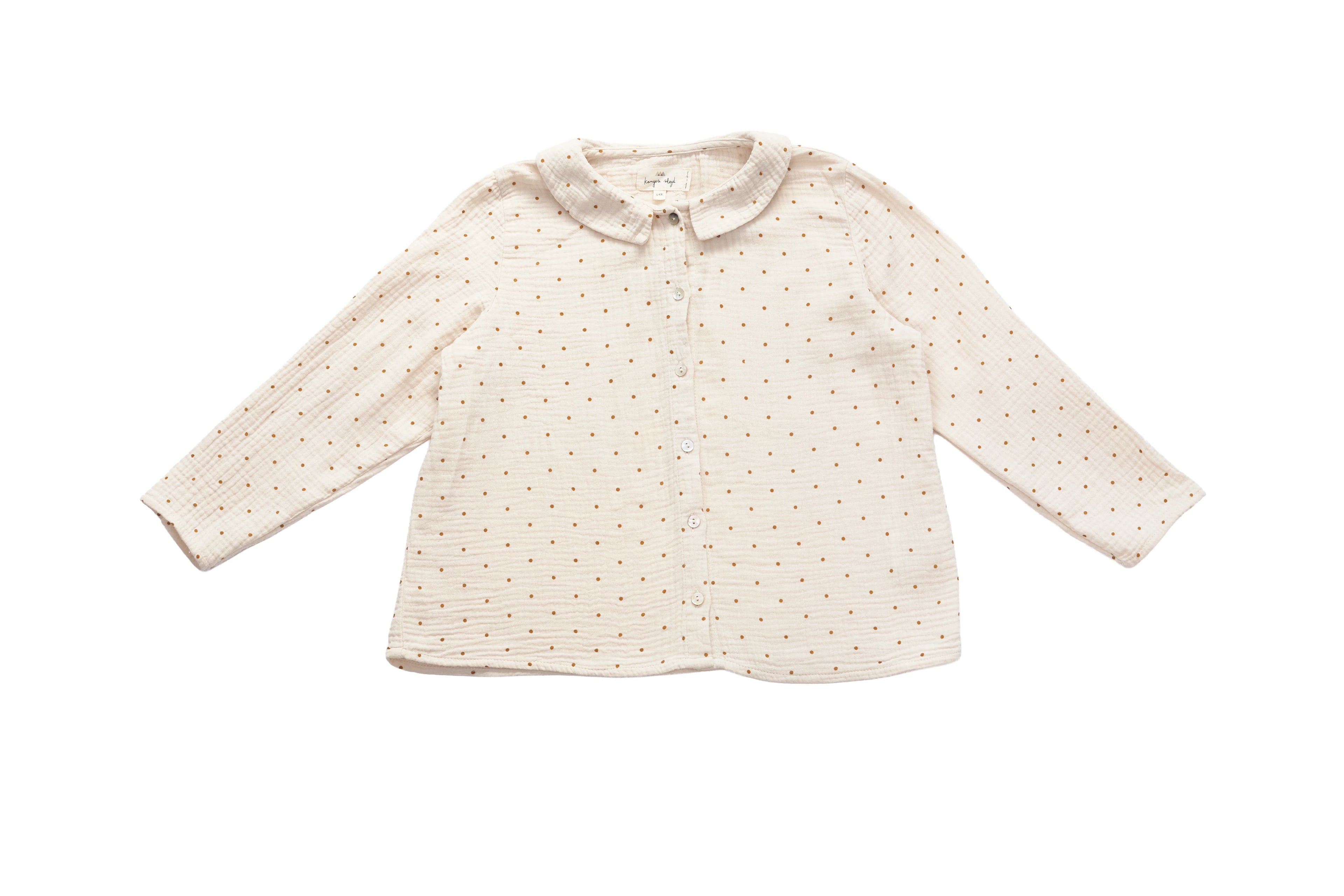Konges Sløjd Caramel Dot Gauze Blouse