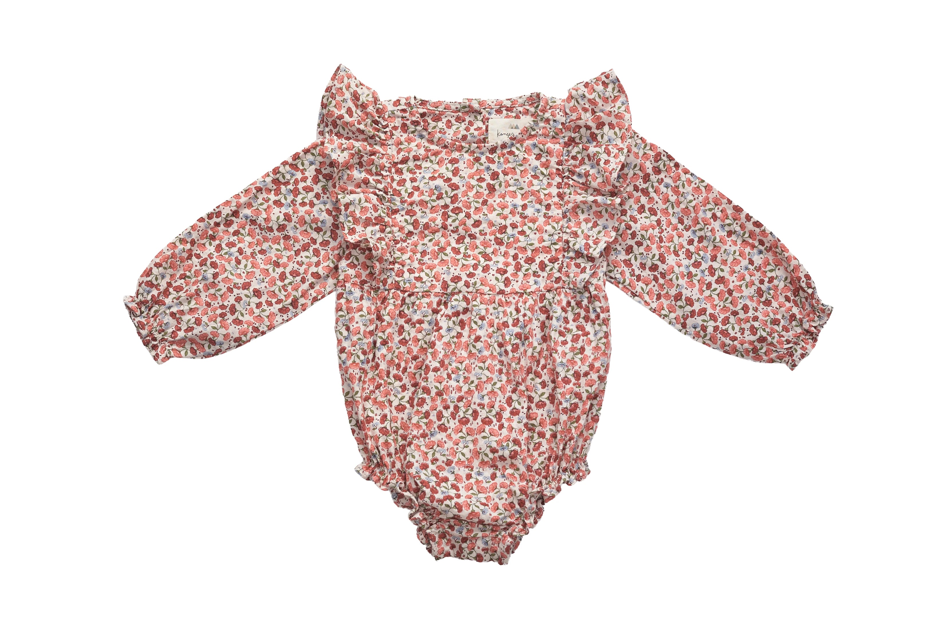 Konges Sløjd Flower Garden Long-Sleeve Bodysuit