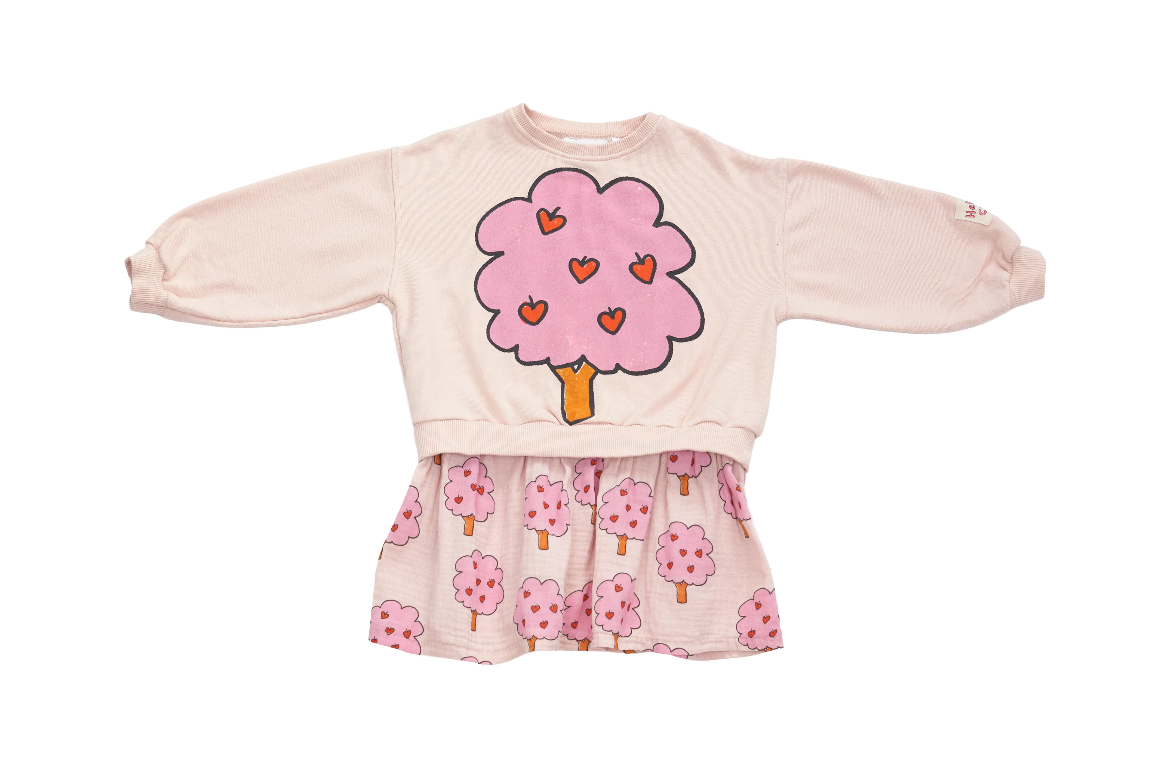 Zara Heart Tree Sweat Dress