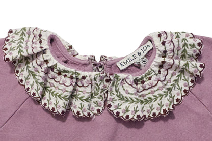 Emile et Ida Dreamy Lavender Blossom Sweatshirt