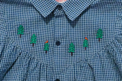 Tinycottons Sapphire Christmas Dress, NEW with tag