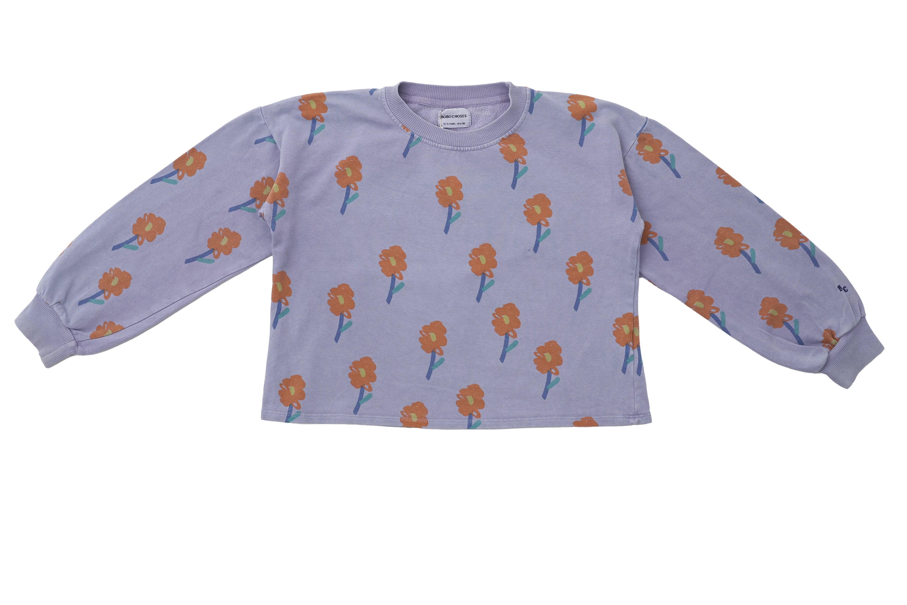Bobo Choses Lilac Floral Sweatshirt