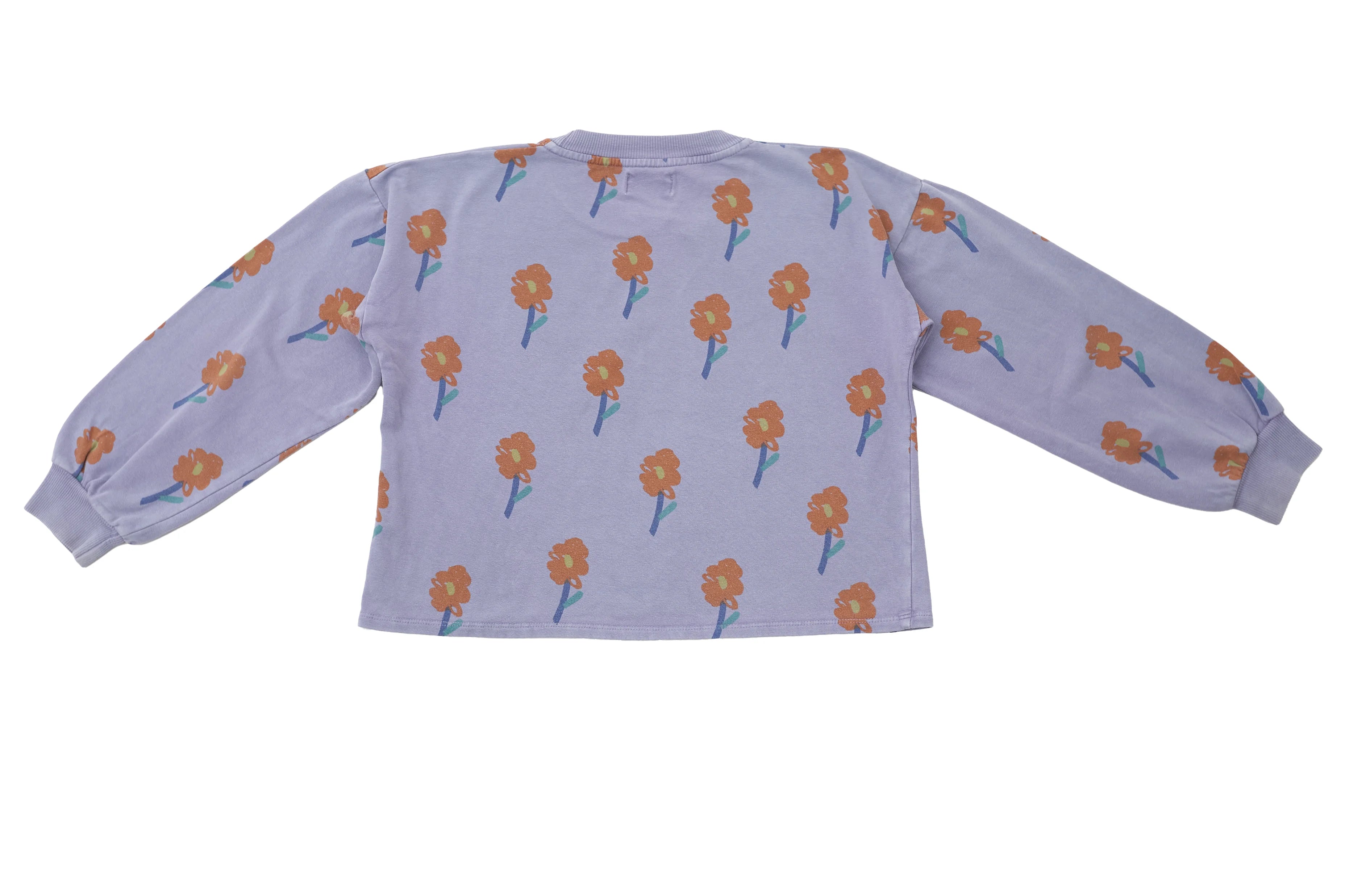 Bobo Choses Lilac Floral Sweatshirt