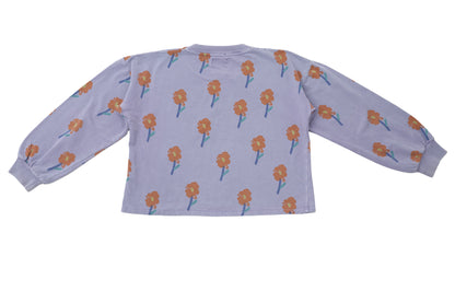 Bobo Choses Lilac Floral Sweatshirt