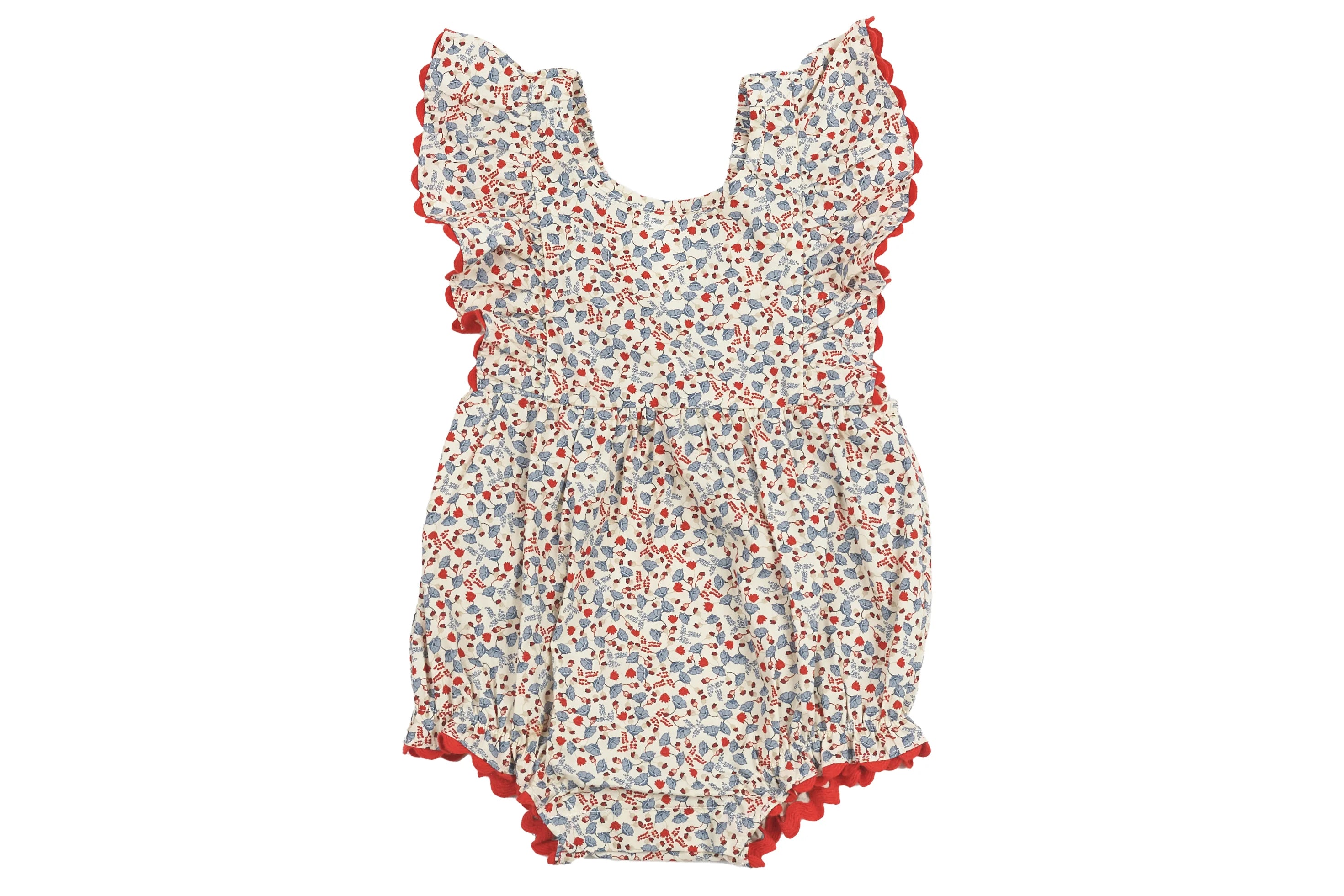Konges Sløjd Whimsical Floral  Playsuit for Little Sweethearts