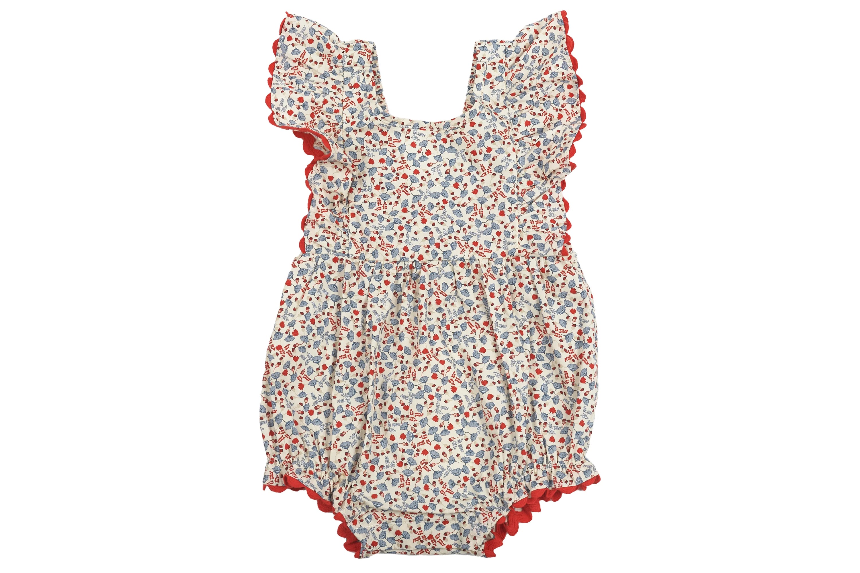 Konges Sløjd Whimsical Floral  Playsuit for Little Sweethearts