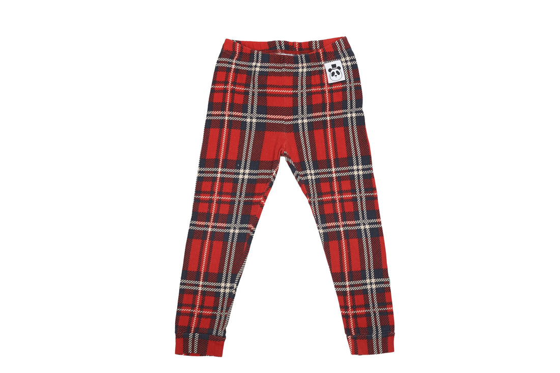 Mini Rodini Red Tartan Legging