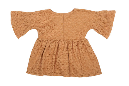 Mini Rodini Orange Lace Dress