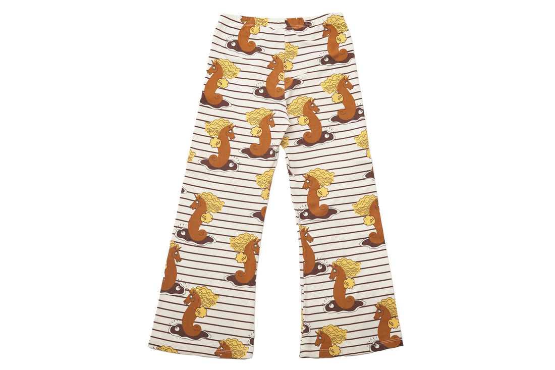 Mini Rodini flared Seahorse Dreams leggings