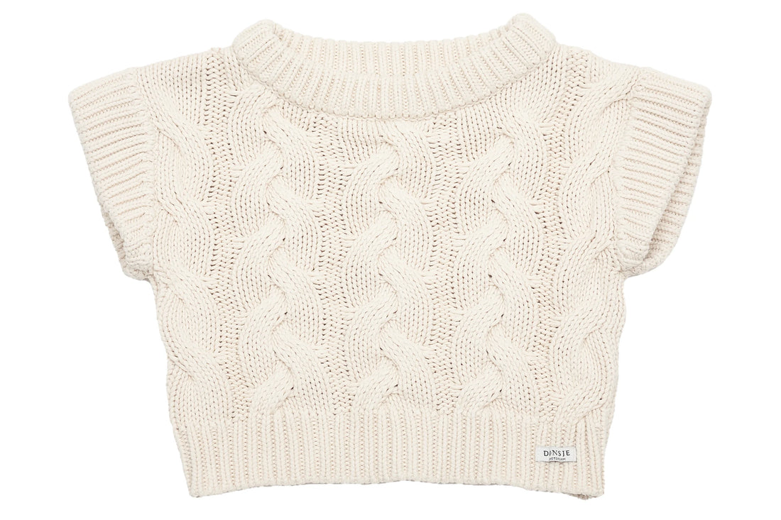 Donsje Amsterdam Milly Cable Knit Vest