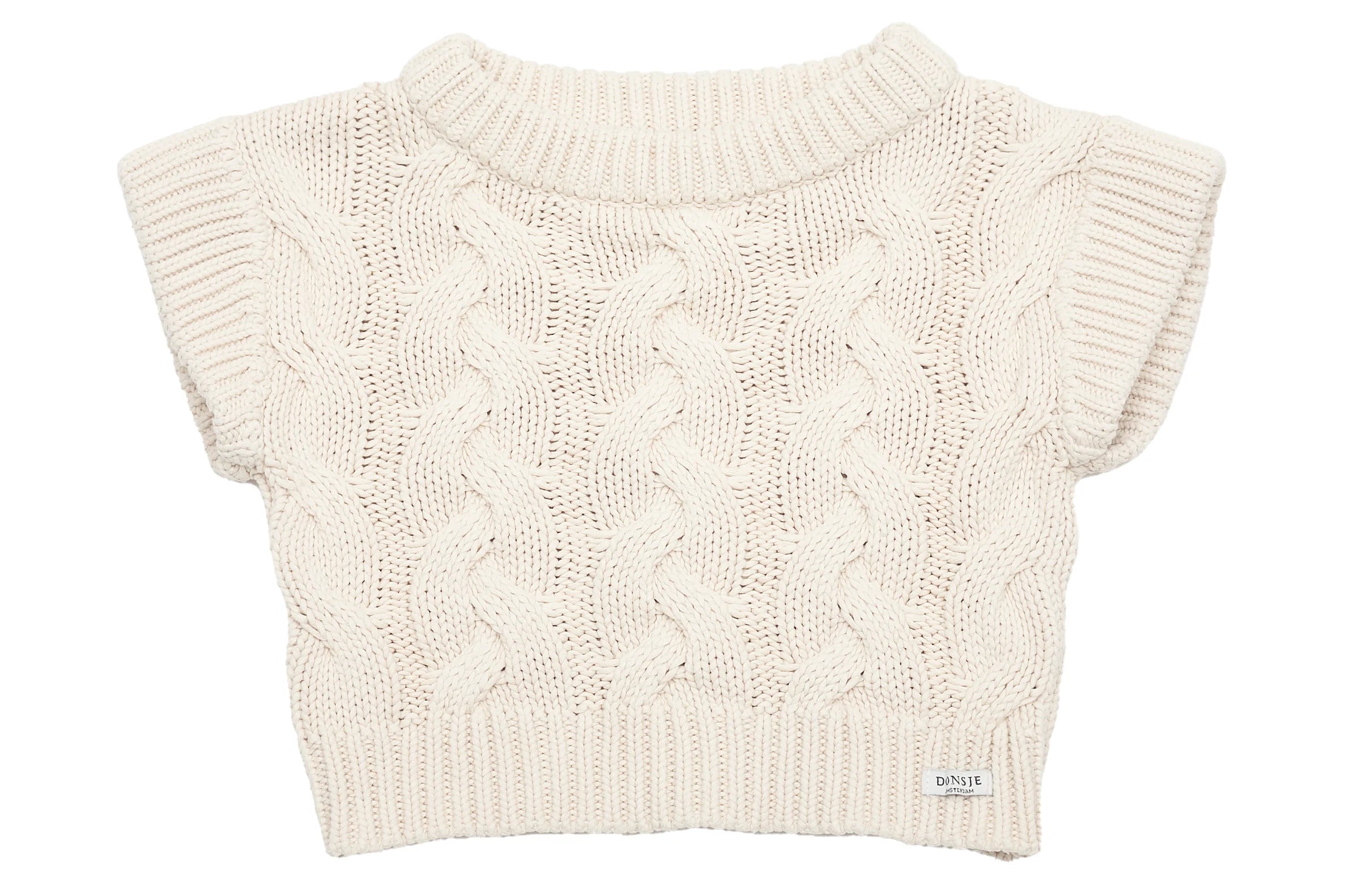 Donsje Amsterdam Milly Cable Knit Vest