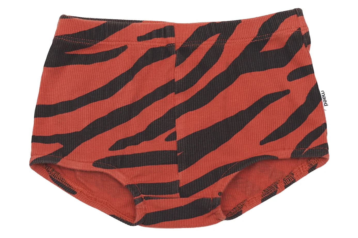 Maed for Mini Tiger Stripe Ribbed Baby Bloomer