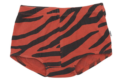 Maed for Mini Tiger Stripe Ribbed Baby Bloomer