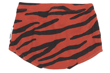 Maed for Mini Tiger Stripe Ribbed Baby Bloomer
