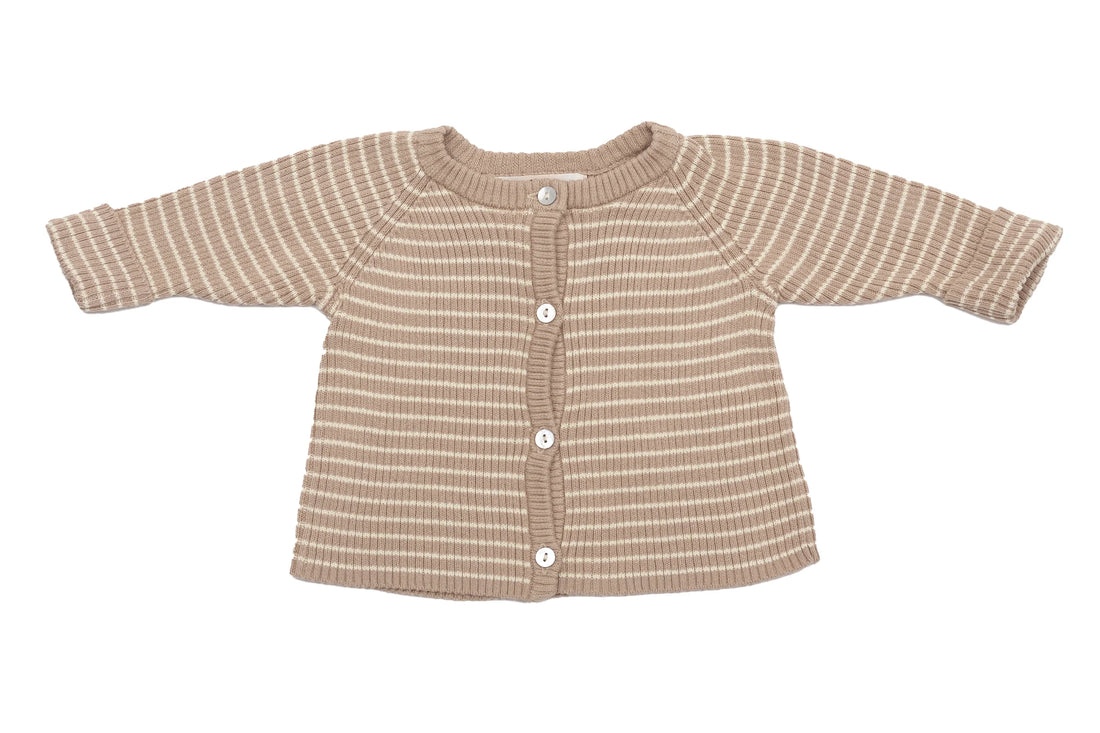 Konges Sløjd Snuggle Stripe Baby Cardigan