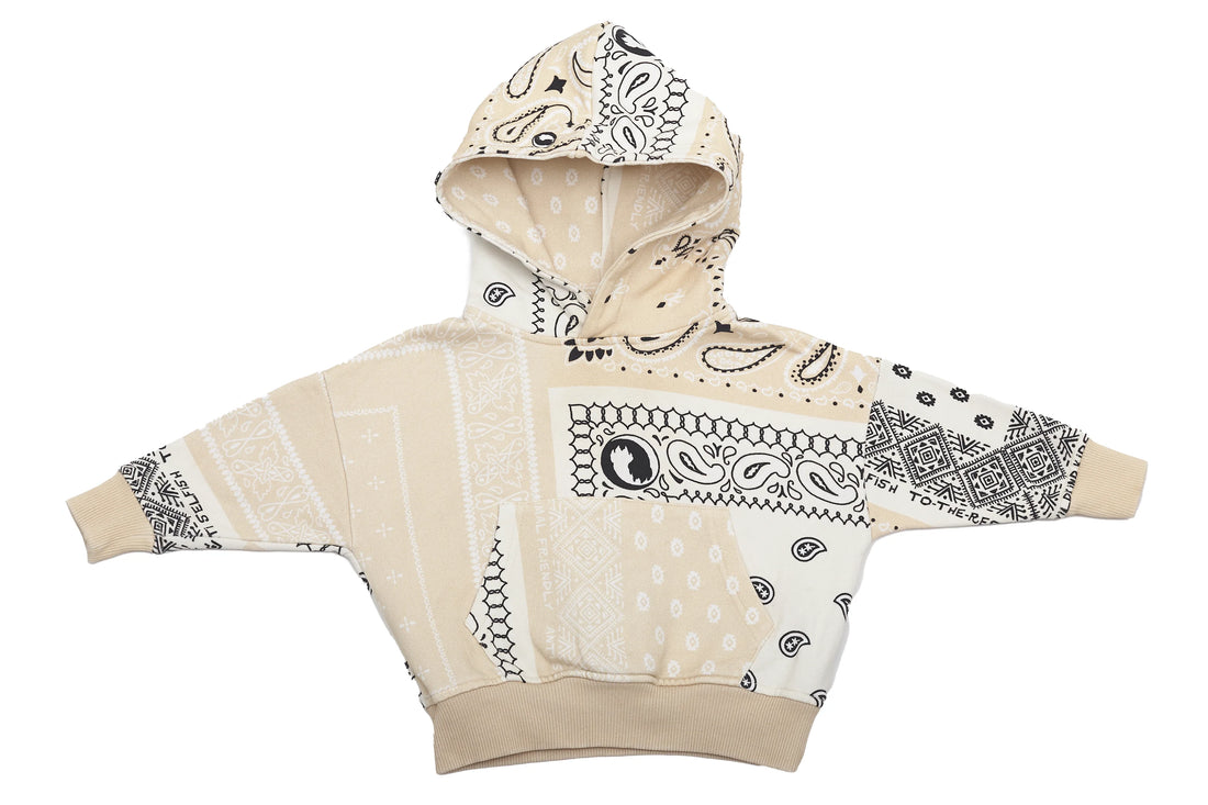 Wildkind Bandana Patchwork Hoodie