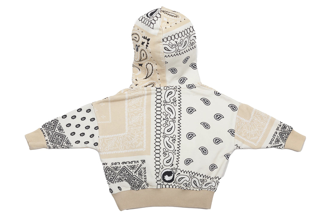 Wildkind Bandana Patchwork Hoodie