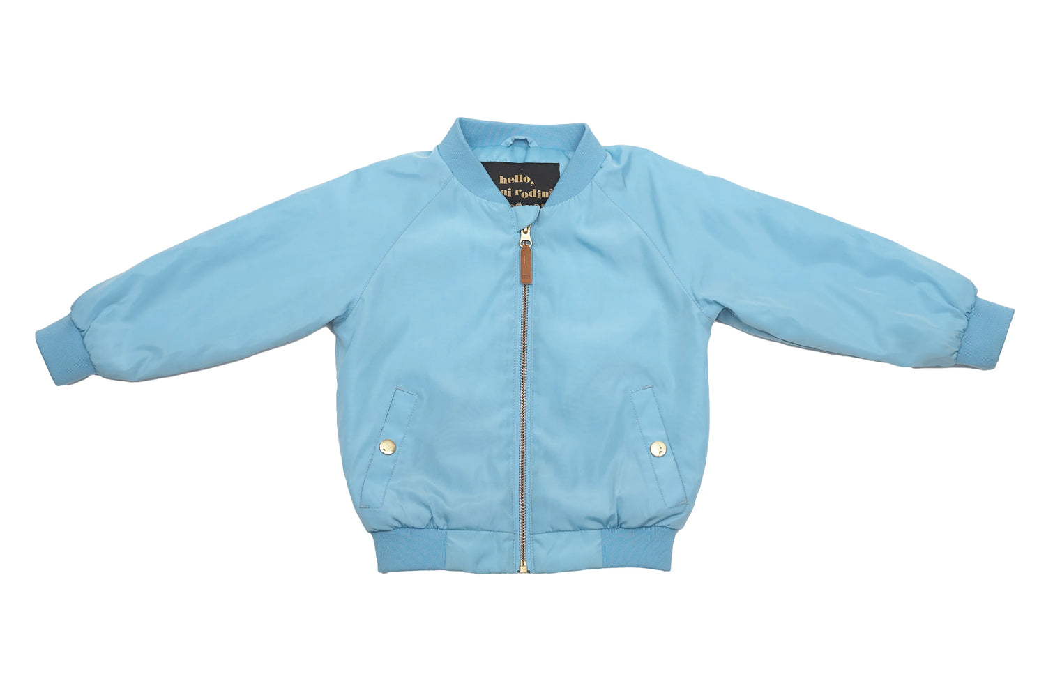 Mini Rodini Sky Blue Bomber Jacket